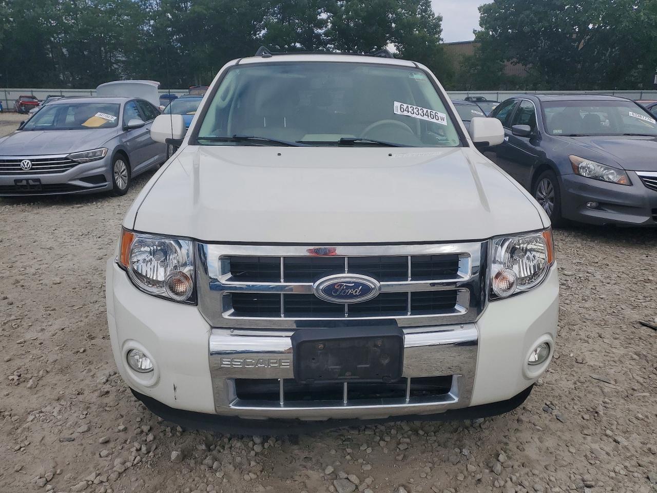 2009 Ford Escape Hybrid White vin: 1FMCU49379KB39268