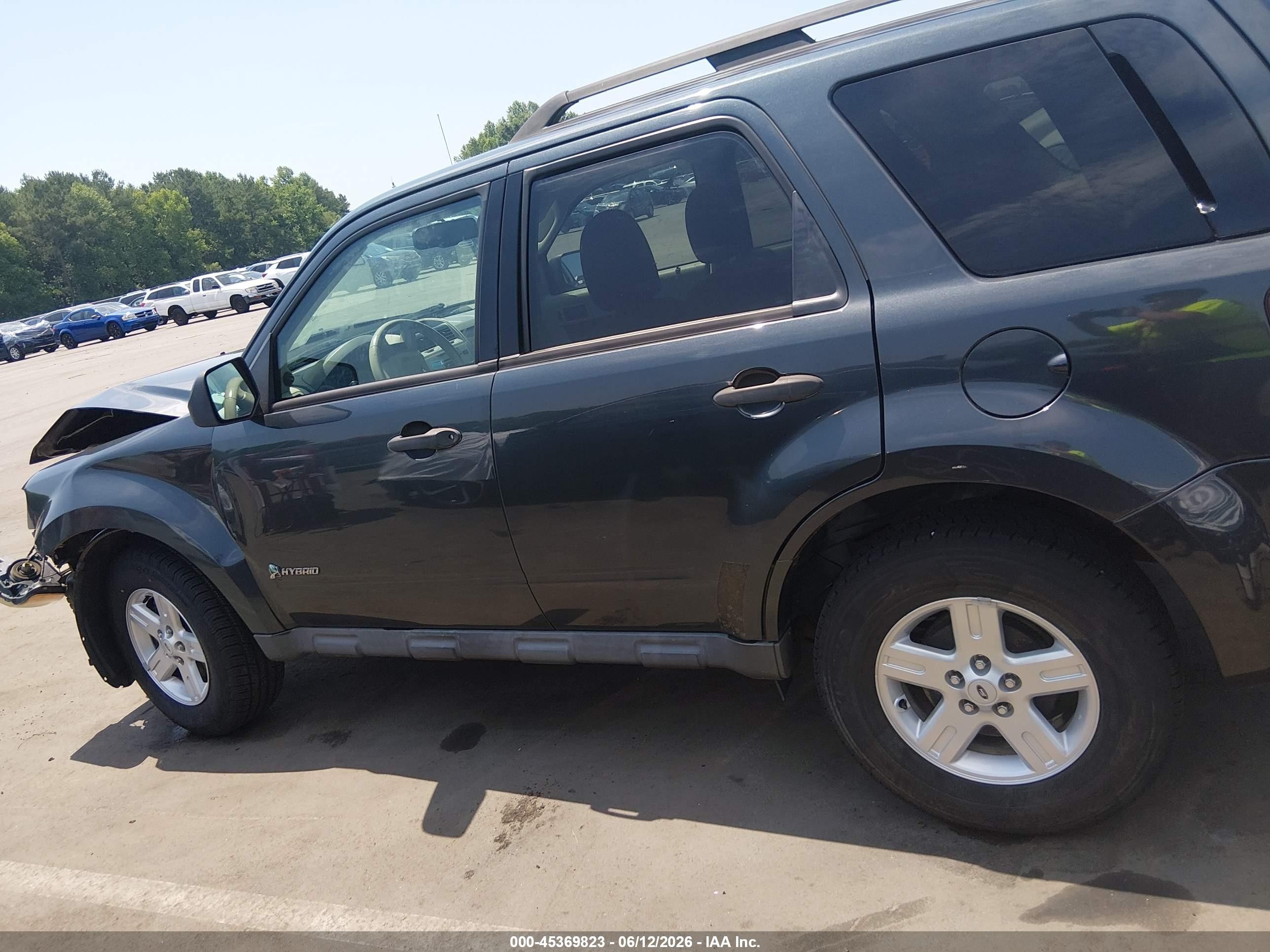 2009 Ford Escape Hybrid Limited Gray vin: 1FMCU49379KB93167