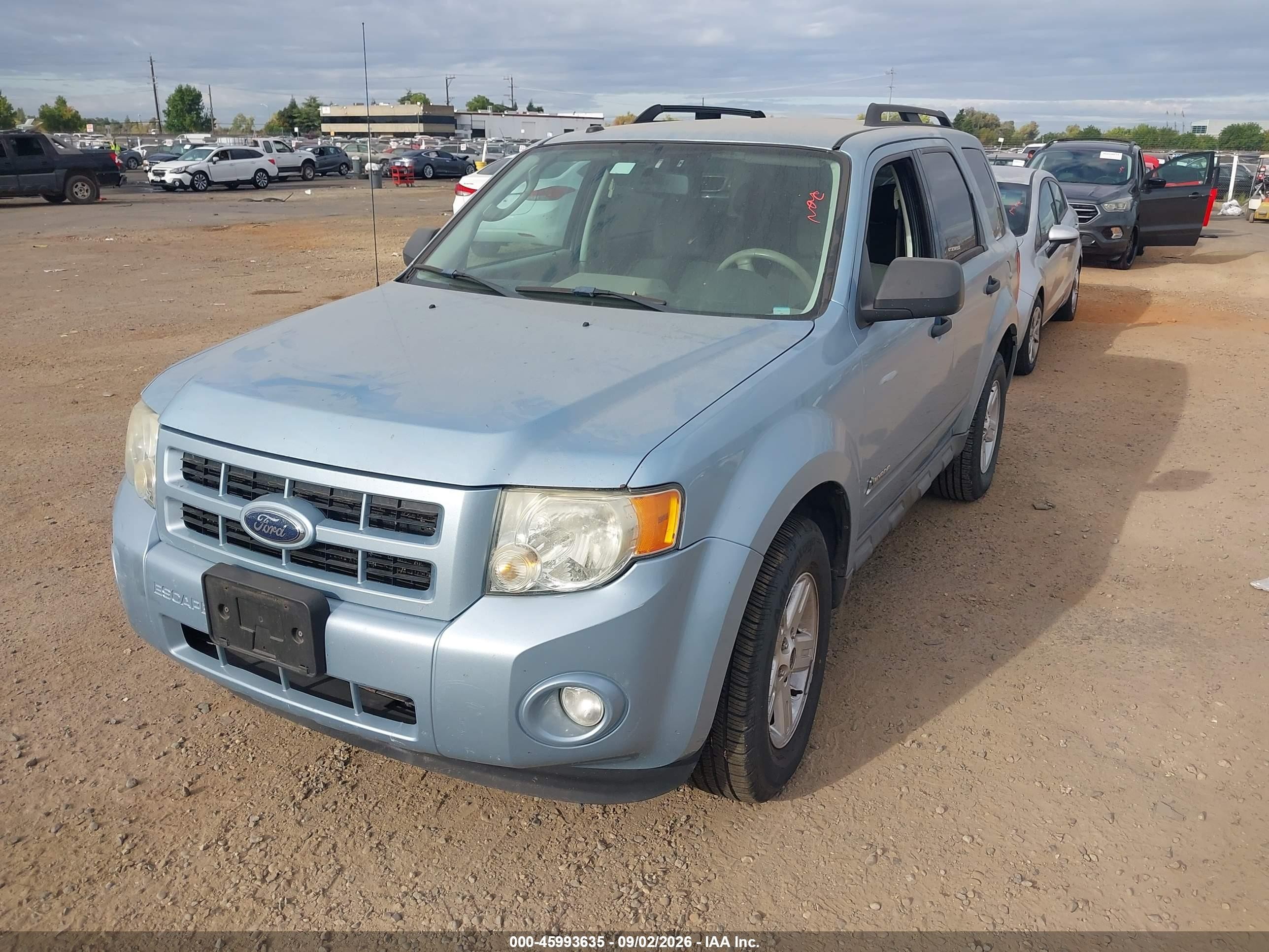 2009 Ford Escape Hybrid   Синий vin: 1FMCU49389KB96160
