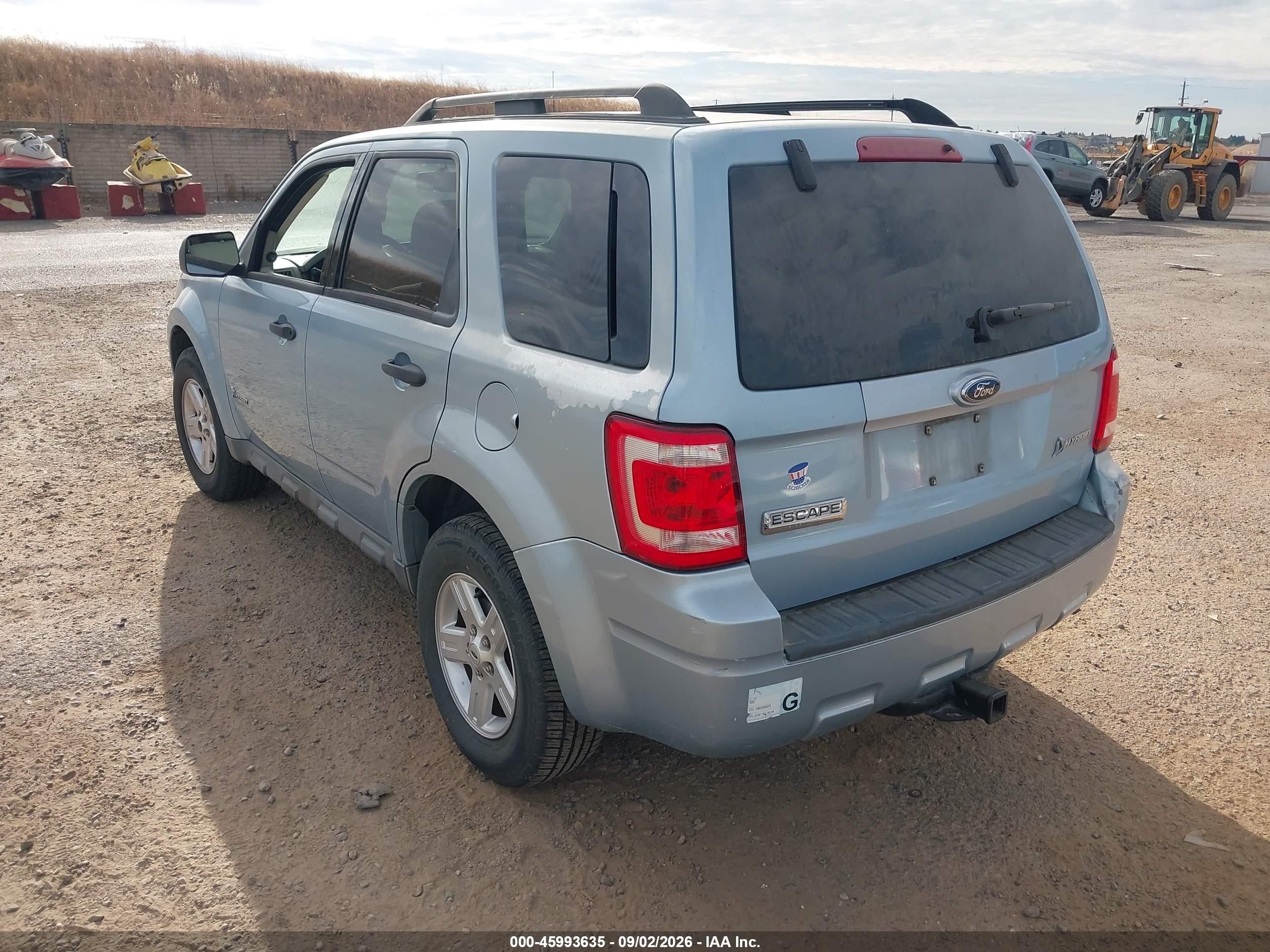 2009 Ford Escape Hybrid   Синий vin: 1FMCU49389KB96160