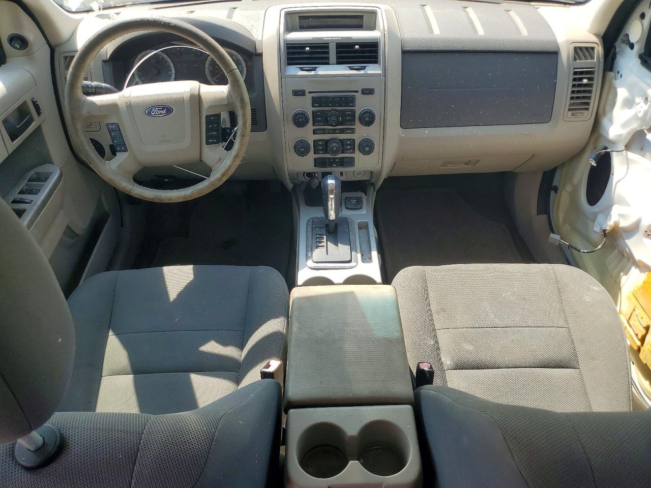 2009 Ford Escape Hybrid White vin: 1FMCU49399KA25434