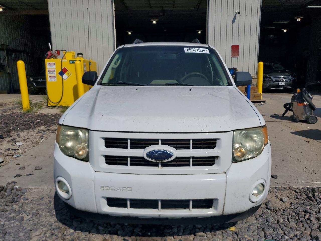 2009 Ford Escape Hybrid White vin: 1FMCU49399KA25434