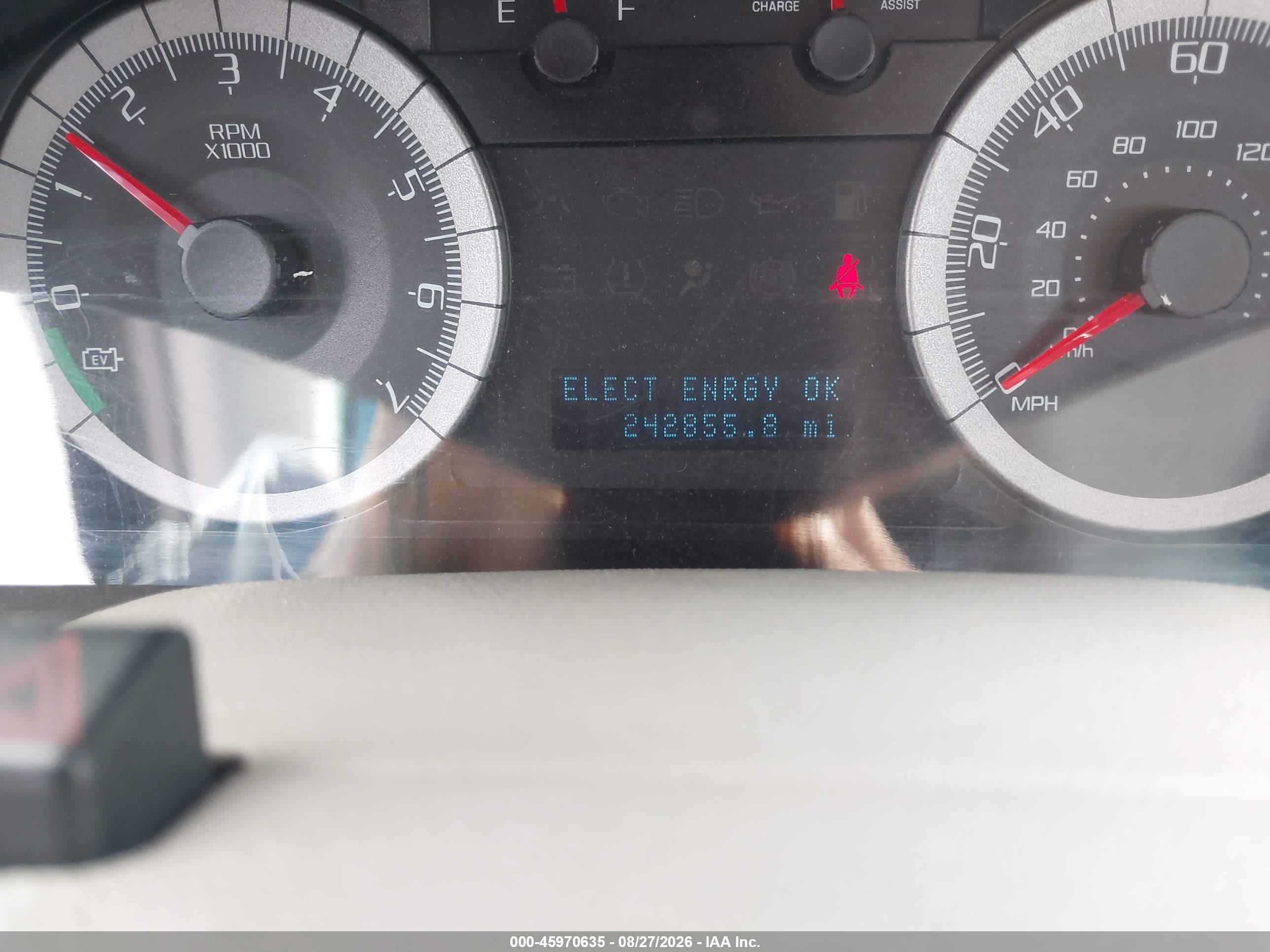2009 Ford Escape Hybrid   Gray vin: 1FMCU49399KC97594