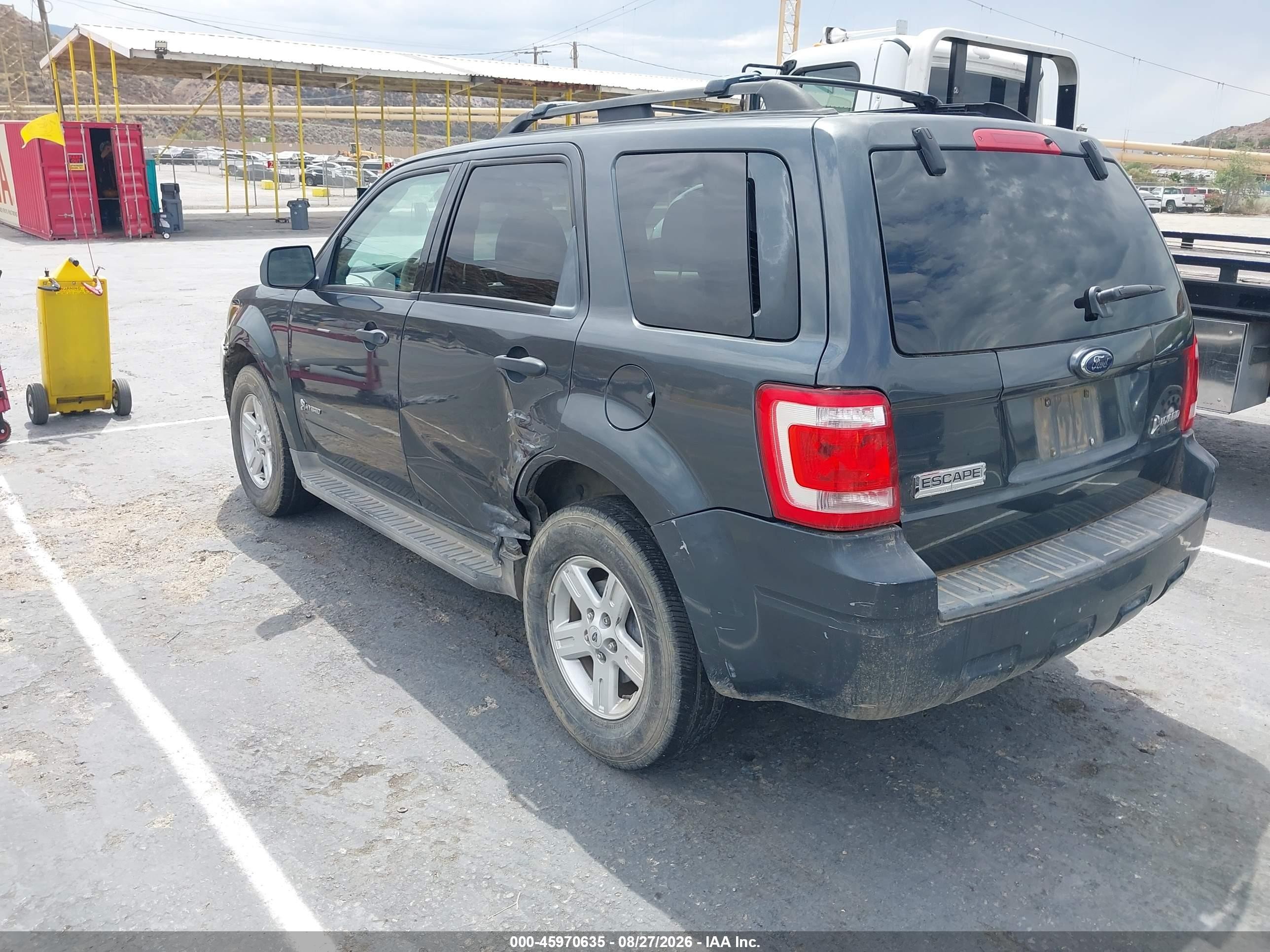 2009 Ford Escape Hybrid   Gray vin: 1FMCU49399KC97594