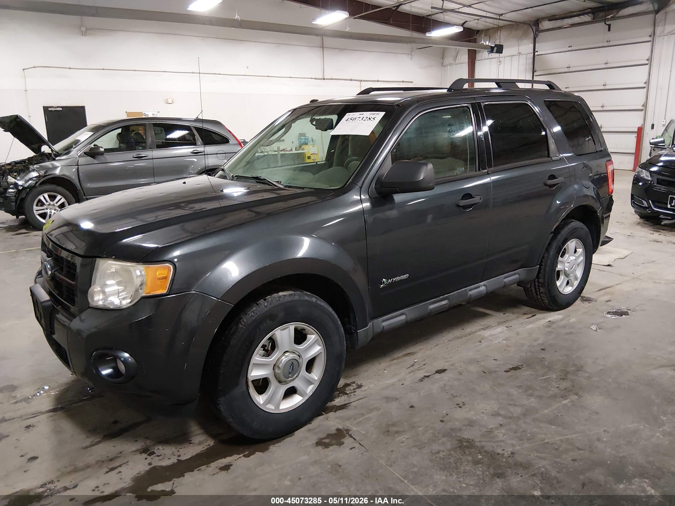 2009 Ford Escape Hybrid Limited Gray vin: 1FMCU49399KD16113