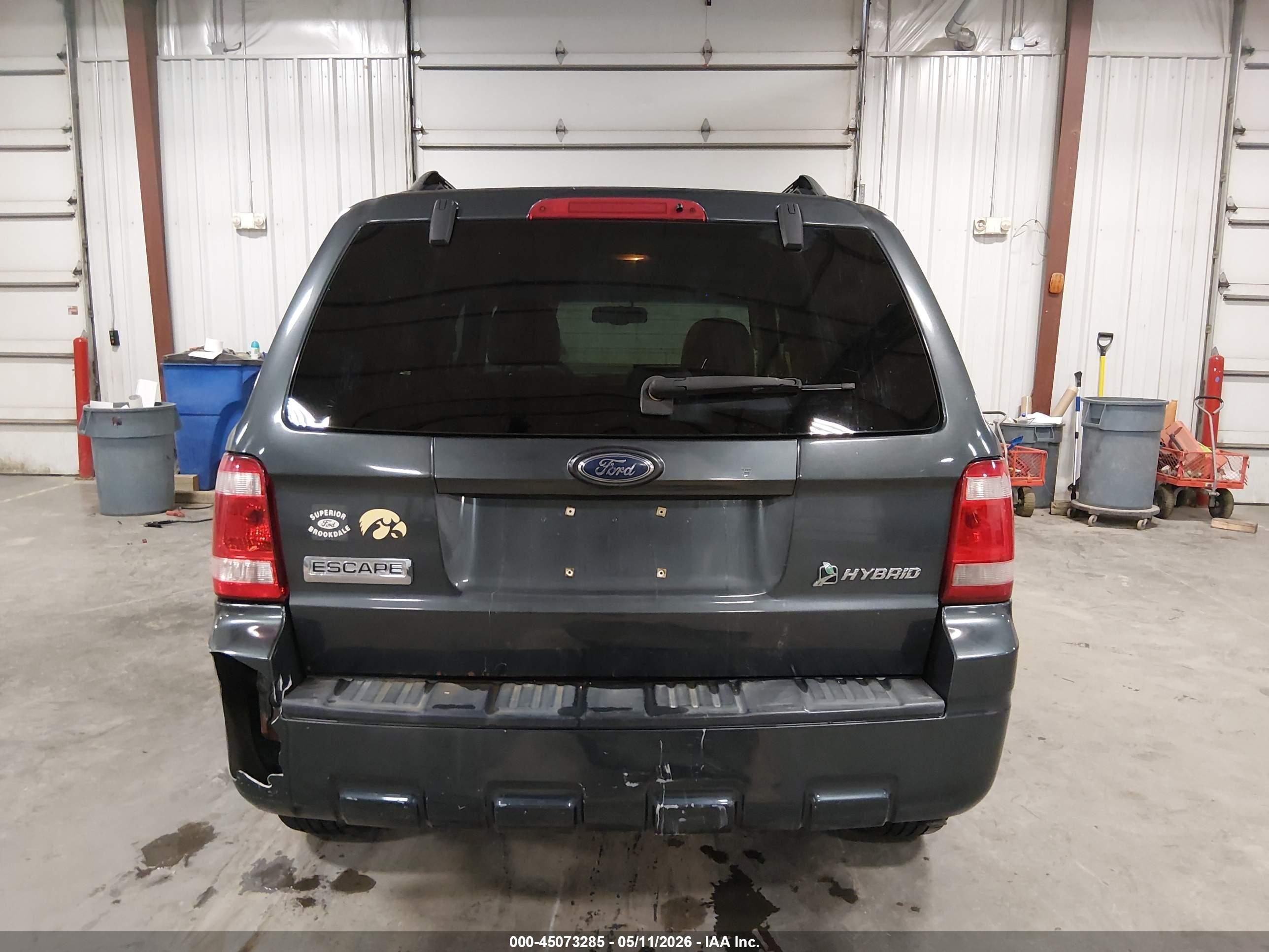 2009 Ford Escape Hybrid Limited Gray vin: 1FMCU49399KD16113