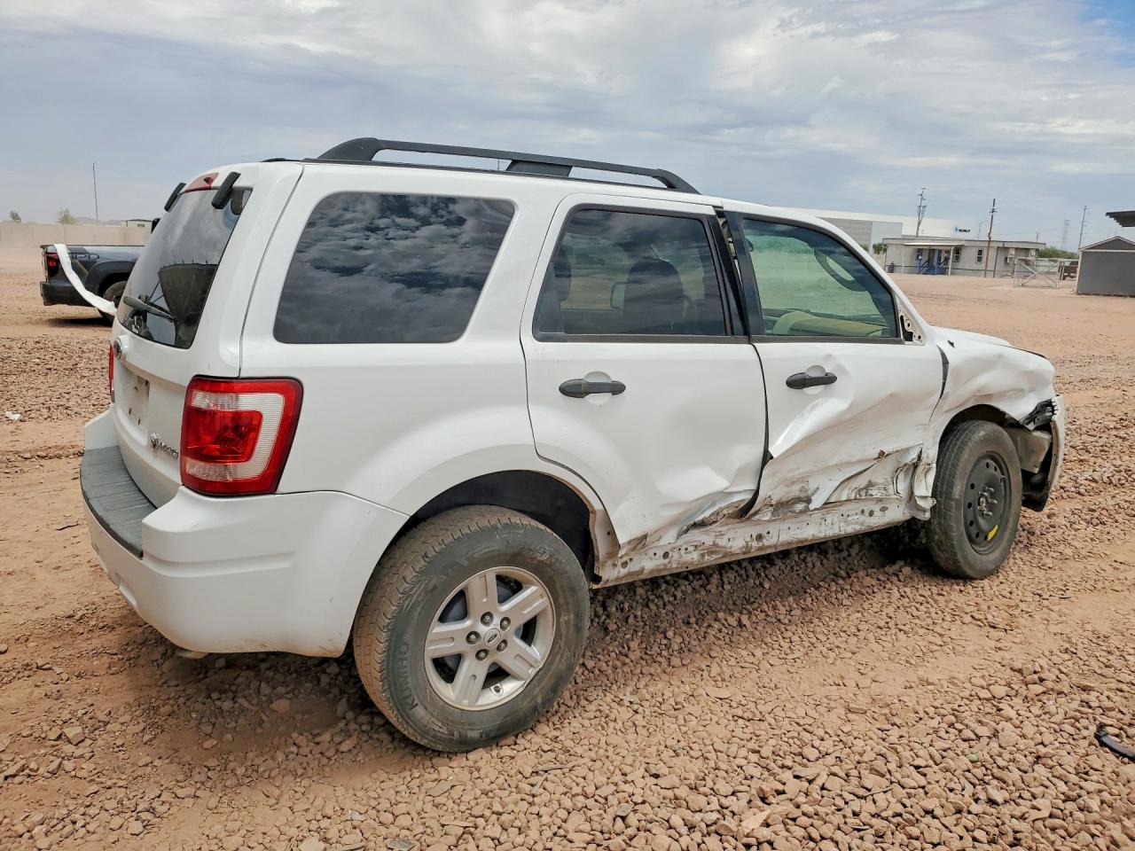 2009 Ford Escape Hybrid White vin: 1FMCU493X9KA71273