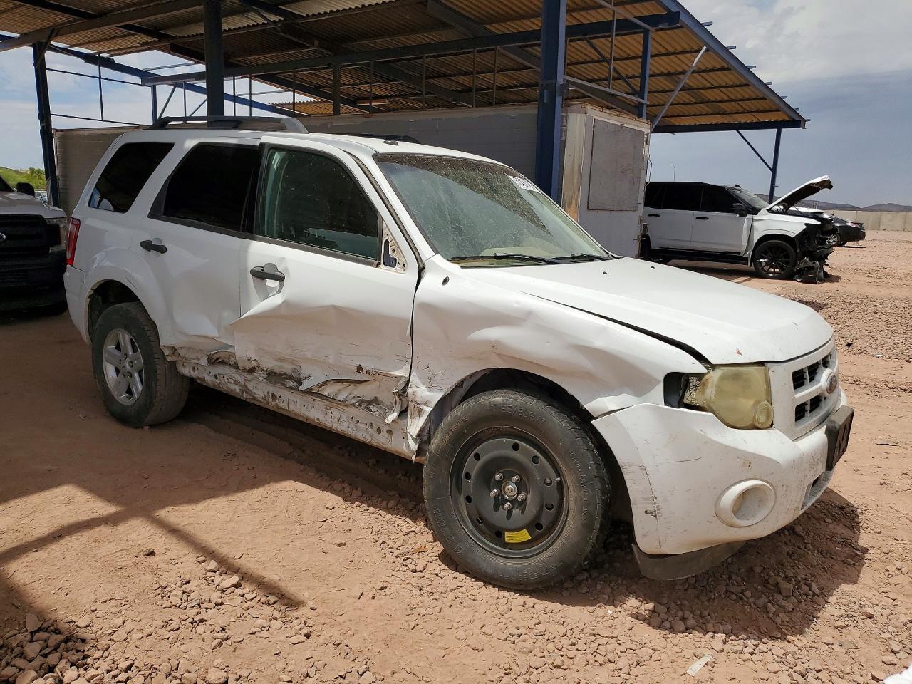 2009 Ford Escape Hybrid White vin: 1FMCU493X9KA71273