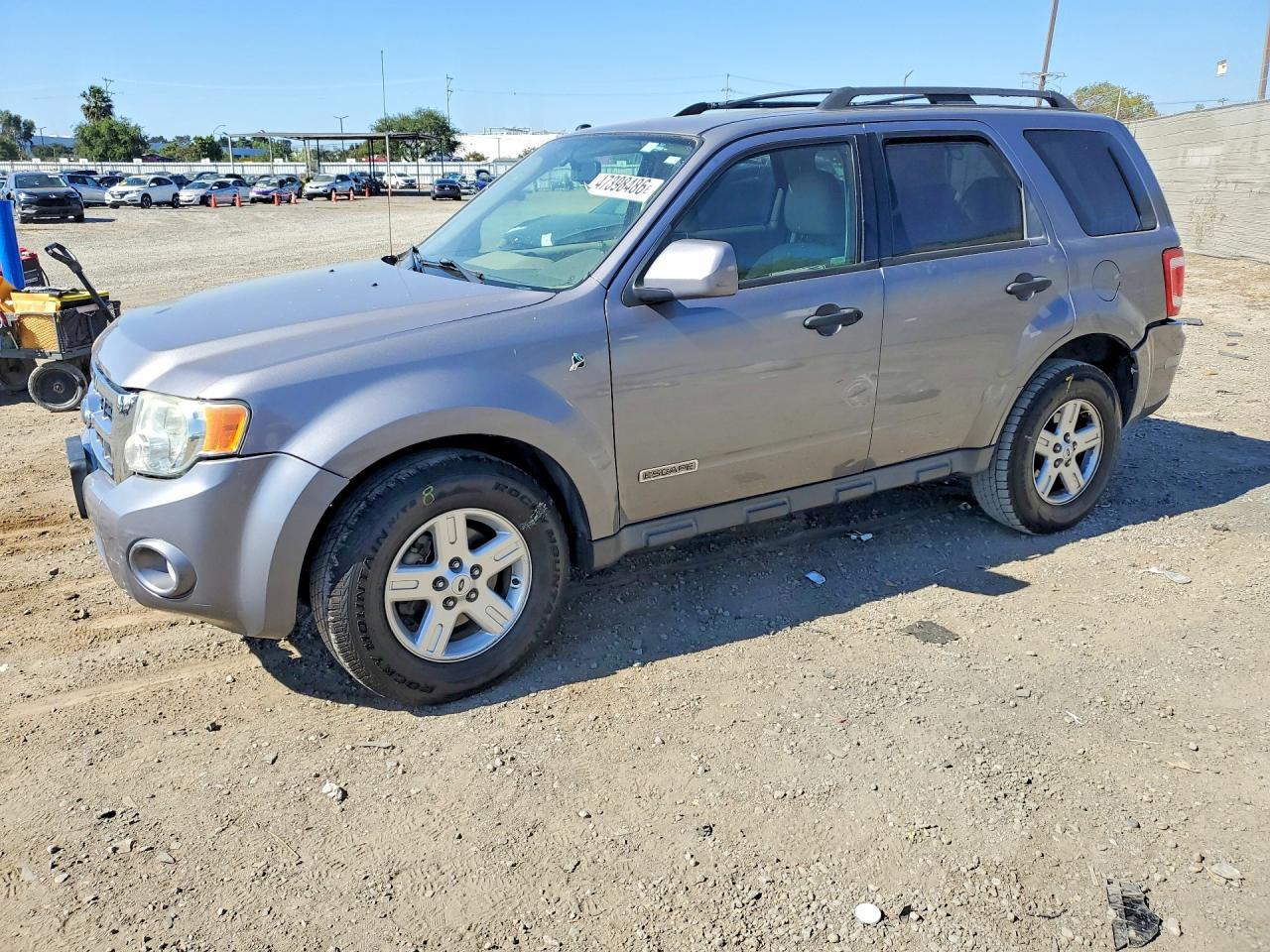 2008 Ford Escape Hev Gray vin: 1FMCU49H08KE51622