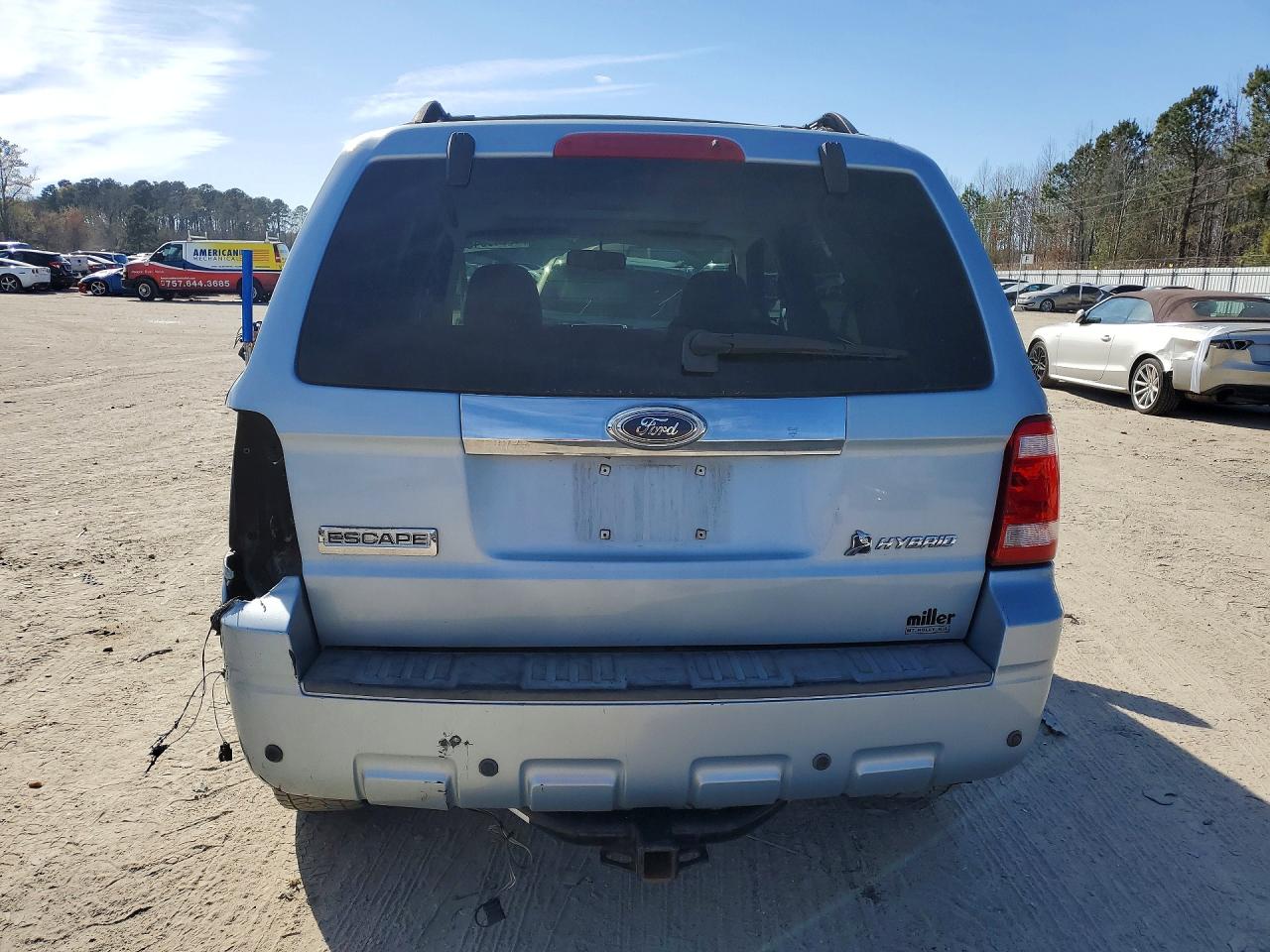2008 Ford Escape Hev Blue vin: 1FMCU49H08KE68923