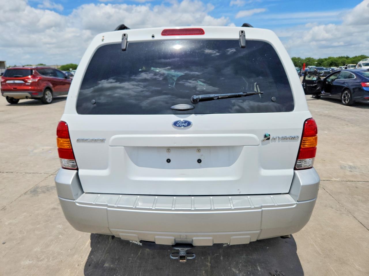2007 Ford Escape Hev Белый vin: 1FMCU49H17KB90306