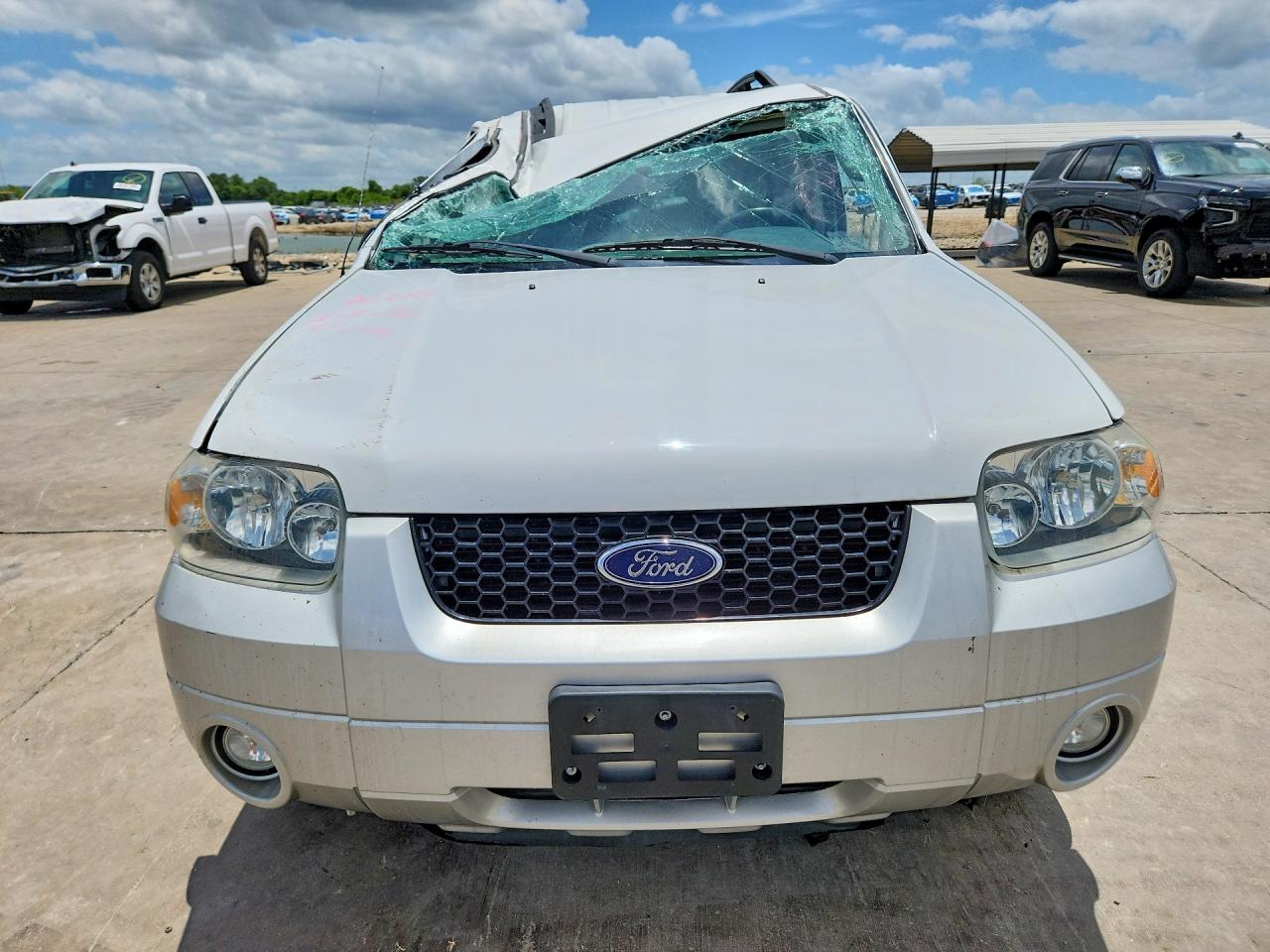 2007 Ford Escape Hev Белый vin: 1FMCU49H17KB90306