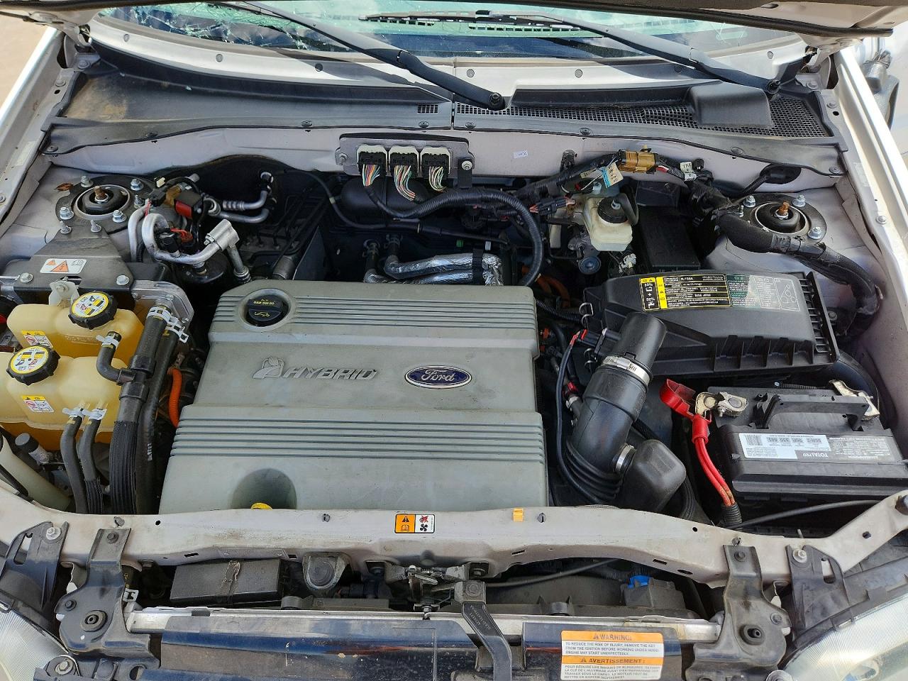 2007 Ford Escape Hev Белый vin: 1FMCU49H17KB90306