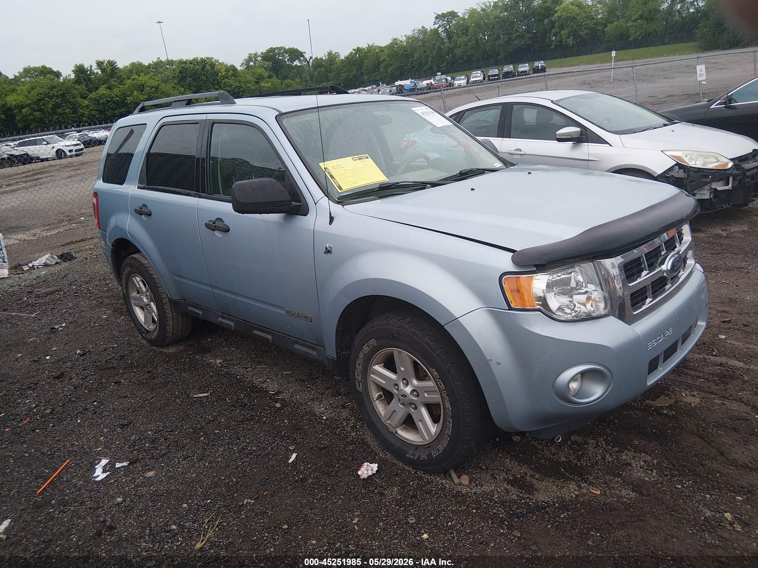 2008 Ford Escape Hybrid   Бежевый vin: 1FMCU49H18KA76243