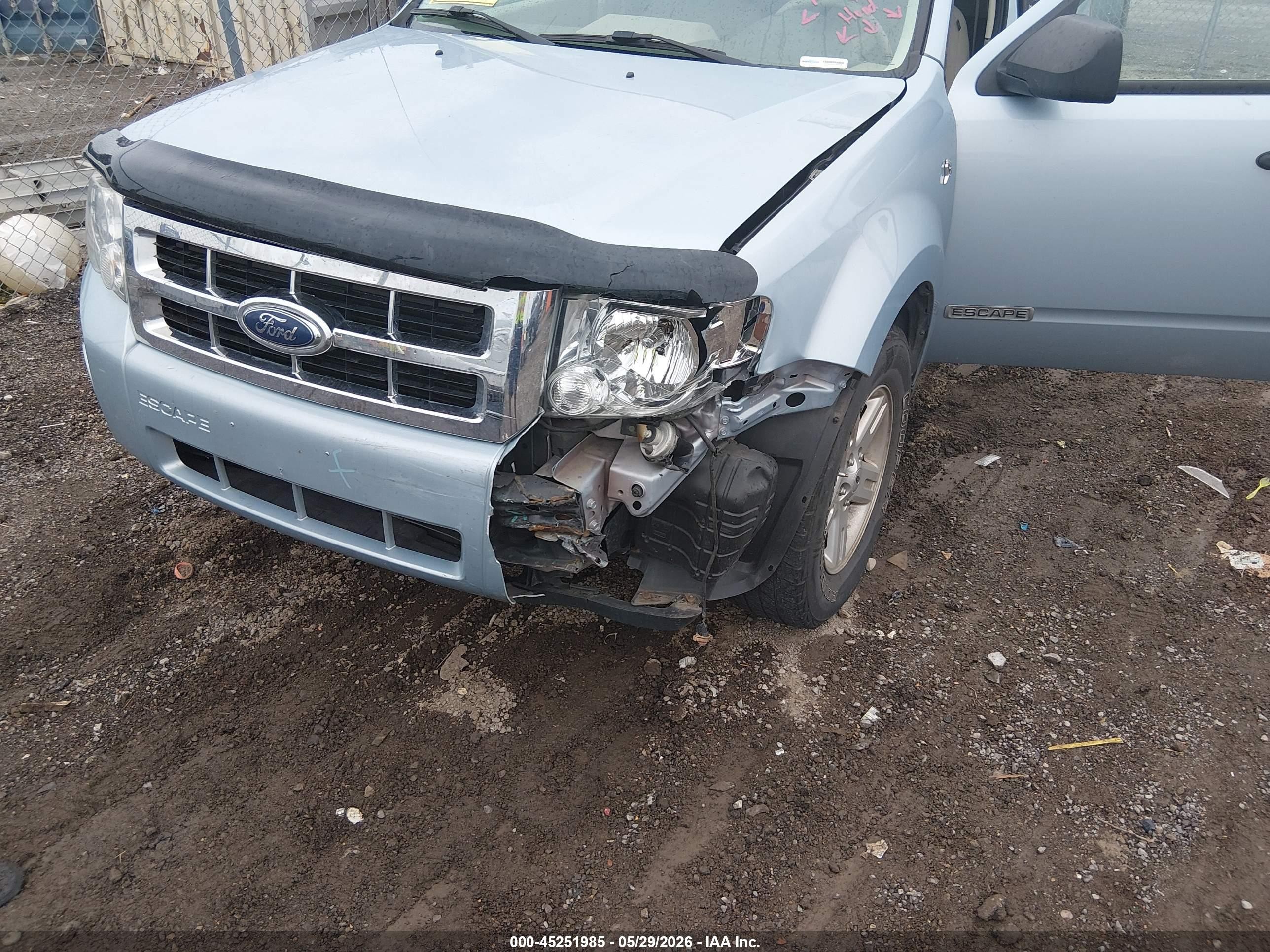 2008 Ford Escape Hybrid   Бежевый vin: 1FMCU49H18KA76243