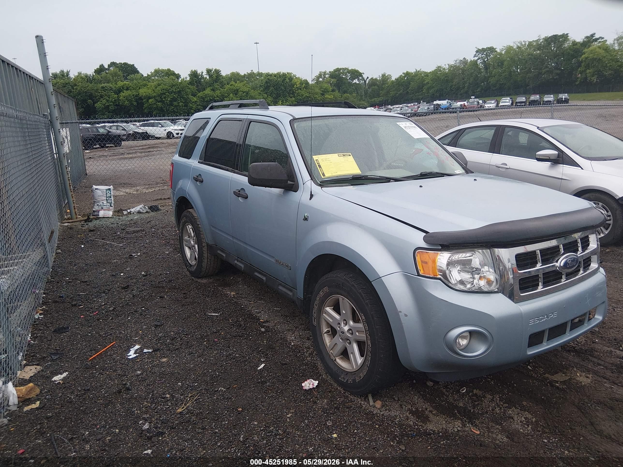 2008 Ford Escape Hybrid   Бежевый vin: 1FMCU49H18KA76243