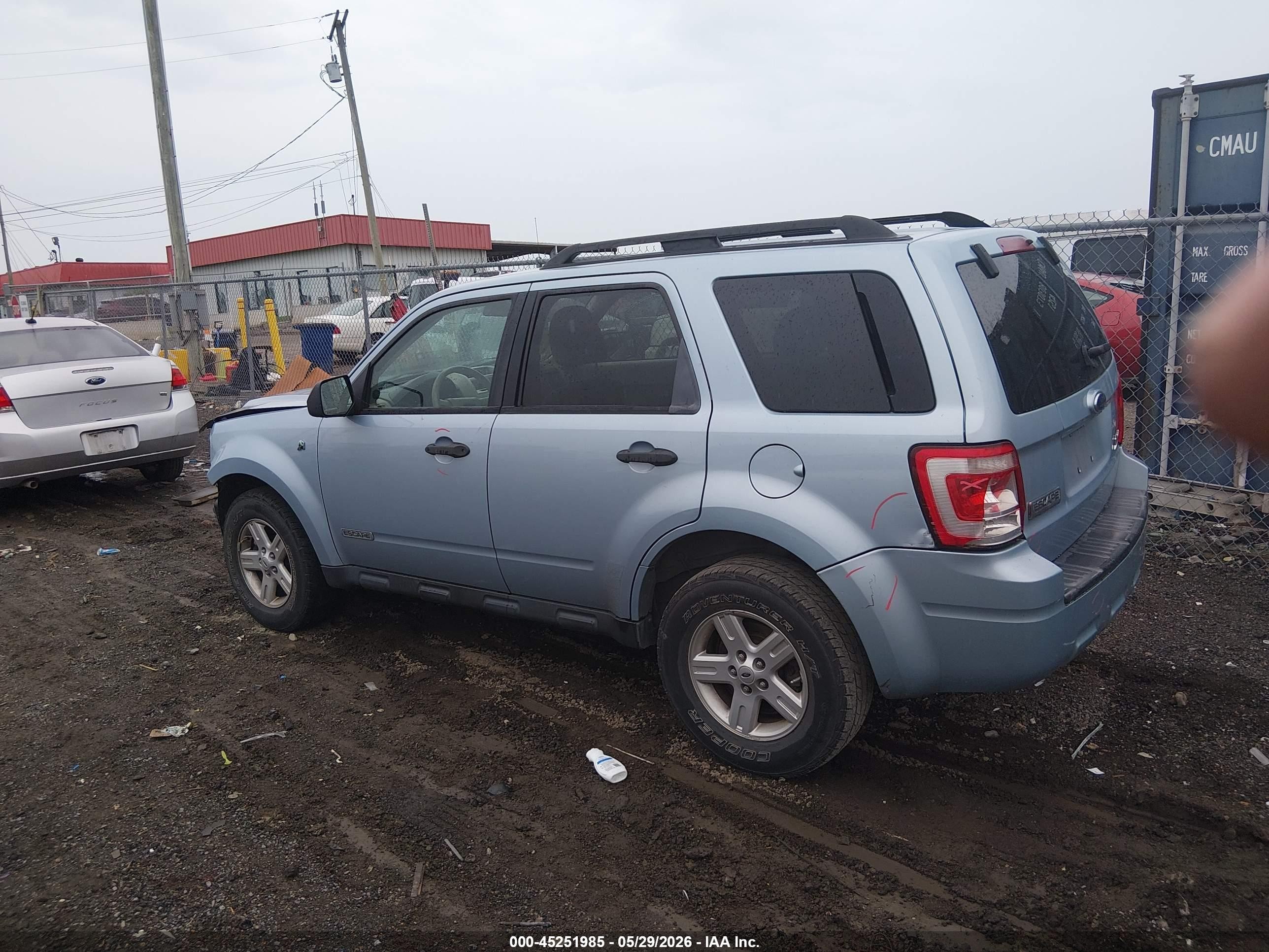 2008 Ford Escape Hybrid   Бежевый vin: 1FMCU49H18KA76243