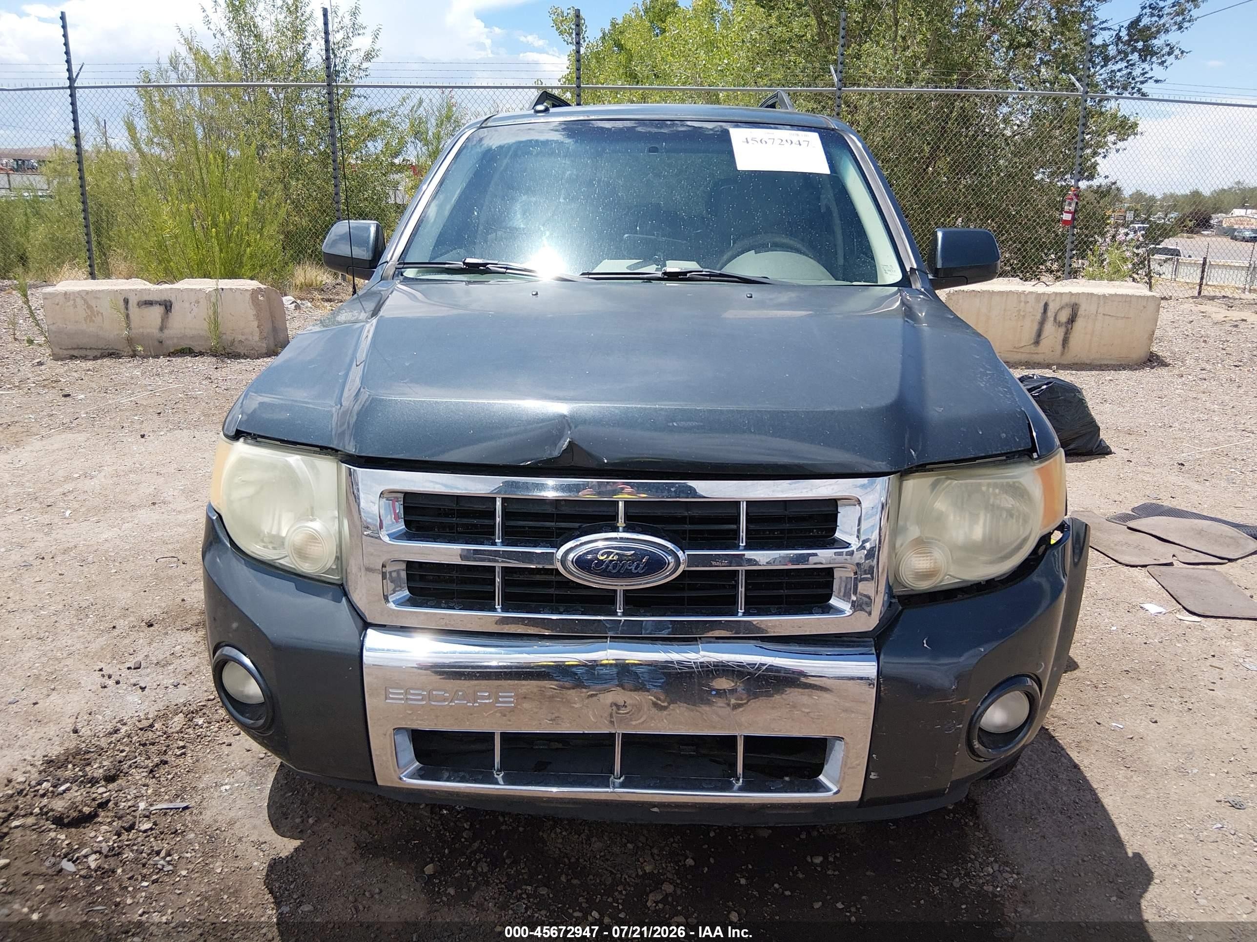 2008 Ford Escape Hybrid   Серый vin: 1FMCU49H18KD77420