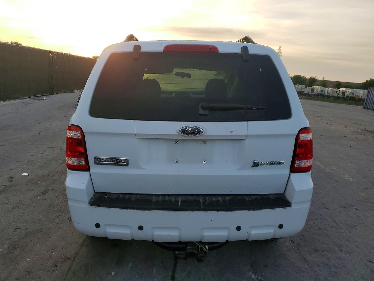 2008 Ford Escape Hev White vin: 1FMCU49H28KE45840