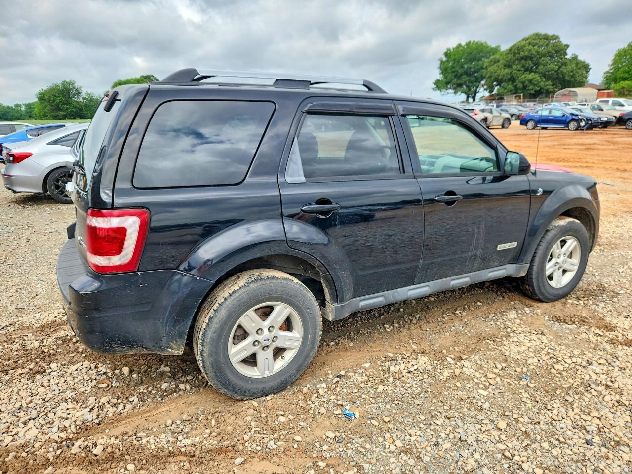 2008 Ford Escape Hev Black vin: 1FMCU49H28KE49872