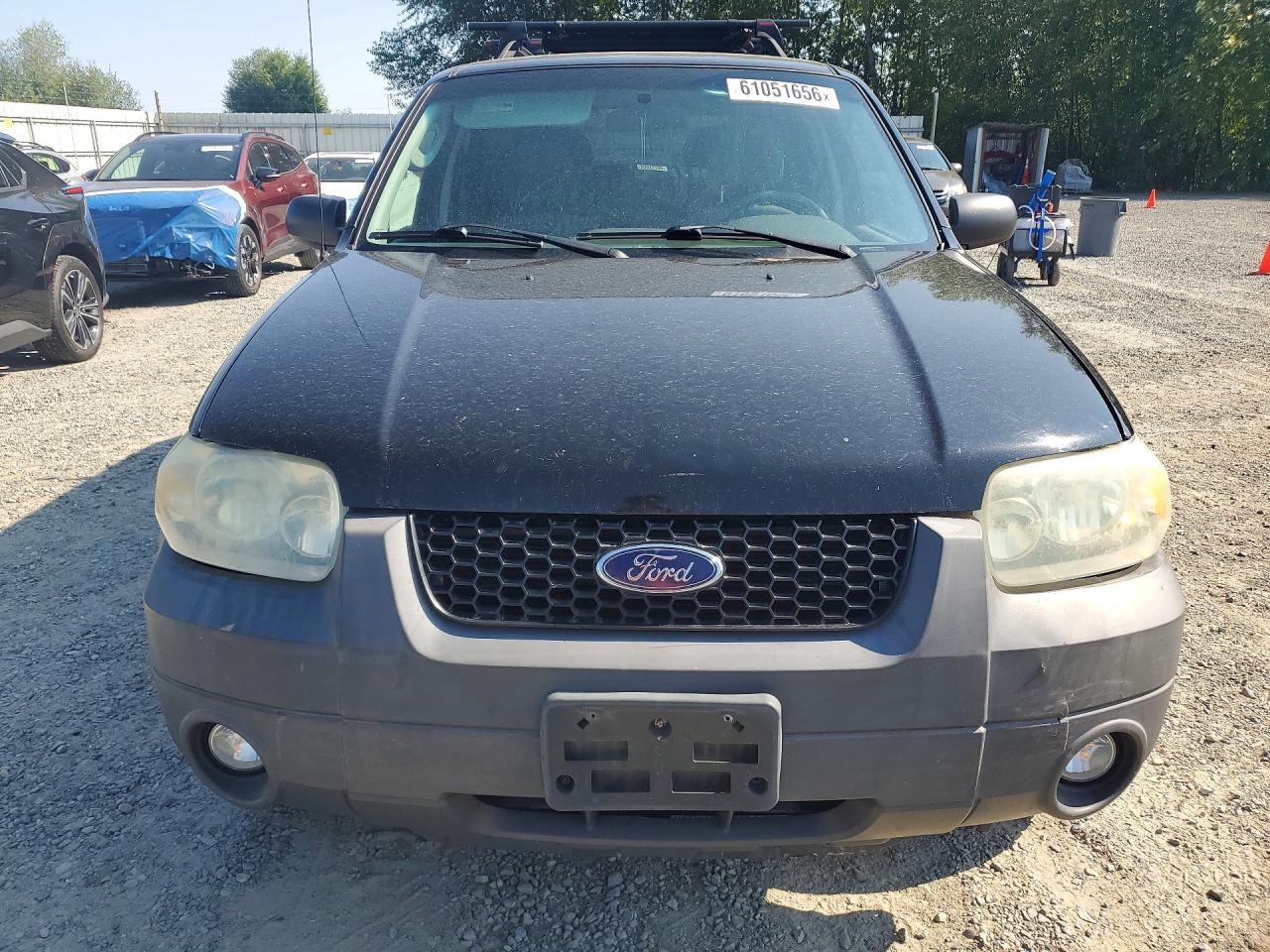 2007 Ford Escape Hev Black vin: 1FMCU49H37KA03485