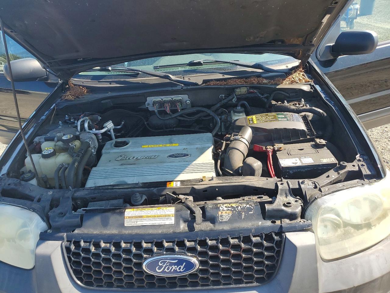 2007 Ford Escape Hev Black vin: 1FMCU49H37KA03485