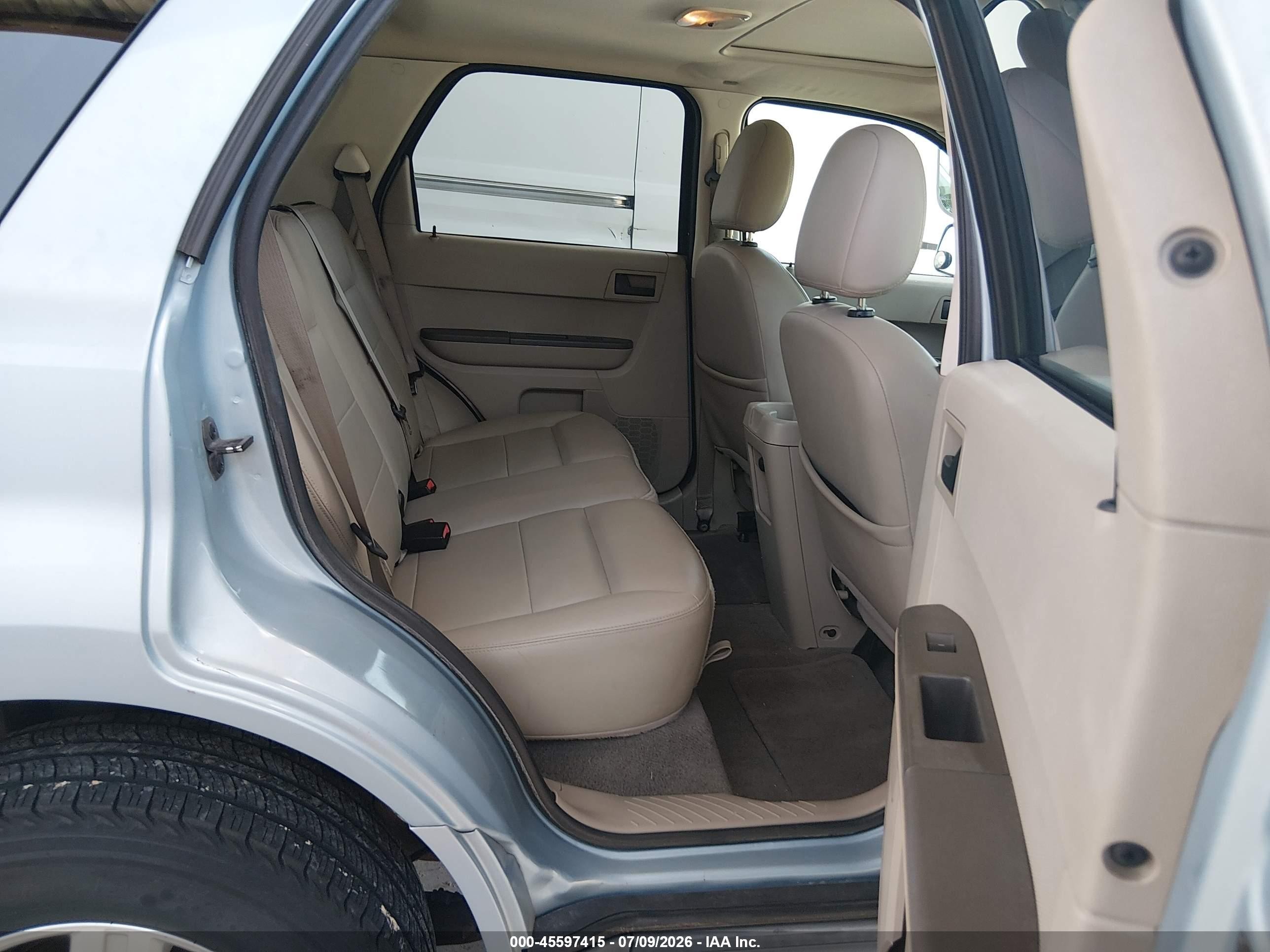 2008 Ford Escape Hybrid   Light Blue vin: 1FMCU49H38KB25149