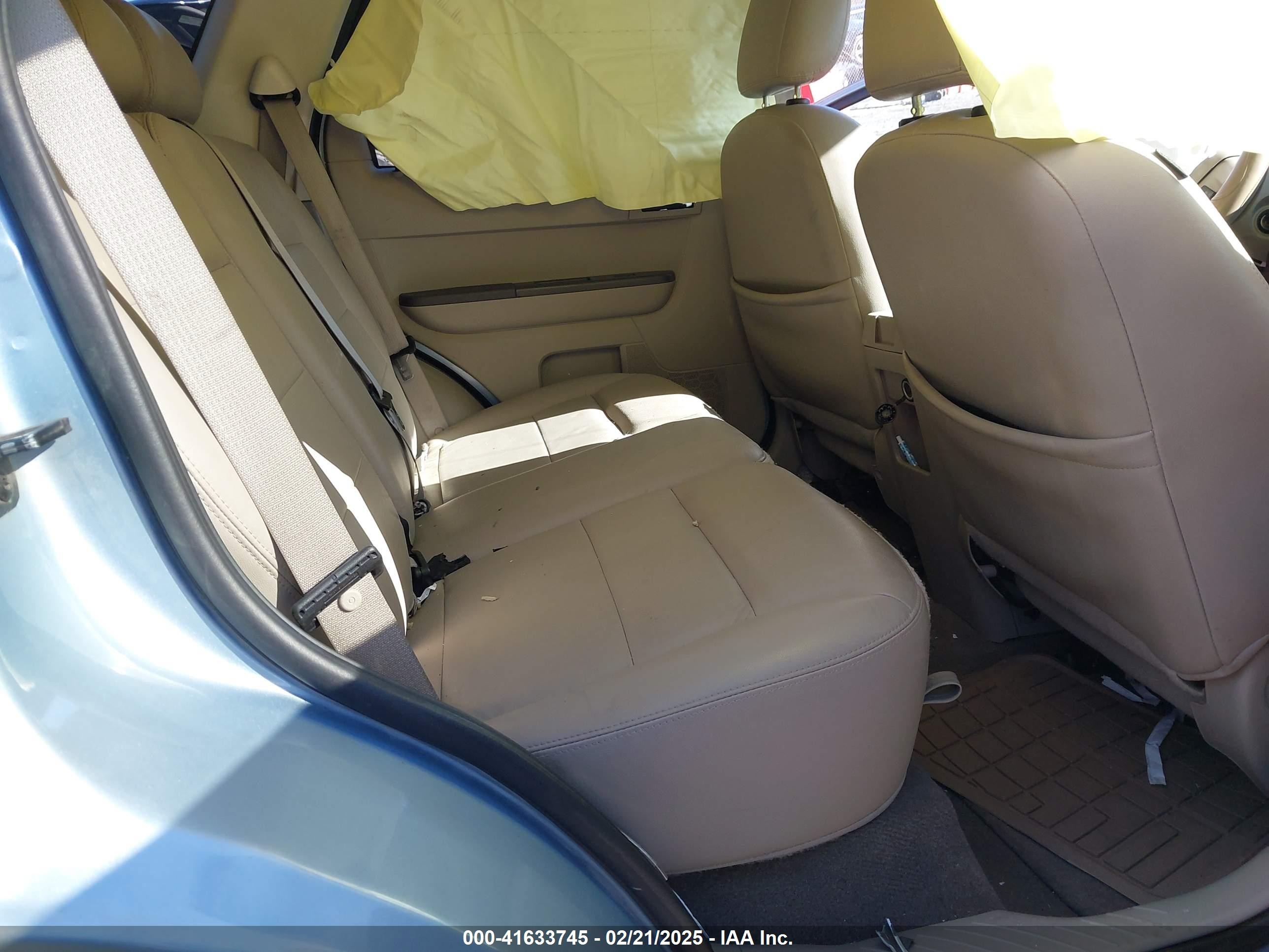 2008 Ford Escape Hybrid   Light Blue vin: 1FMCU49H38KD83185