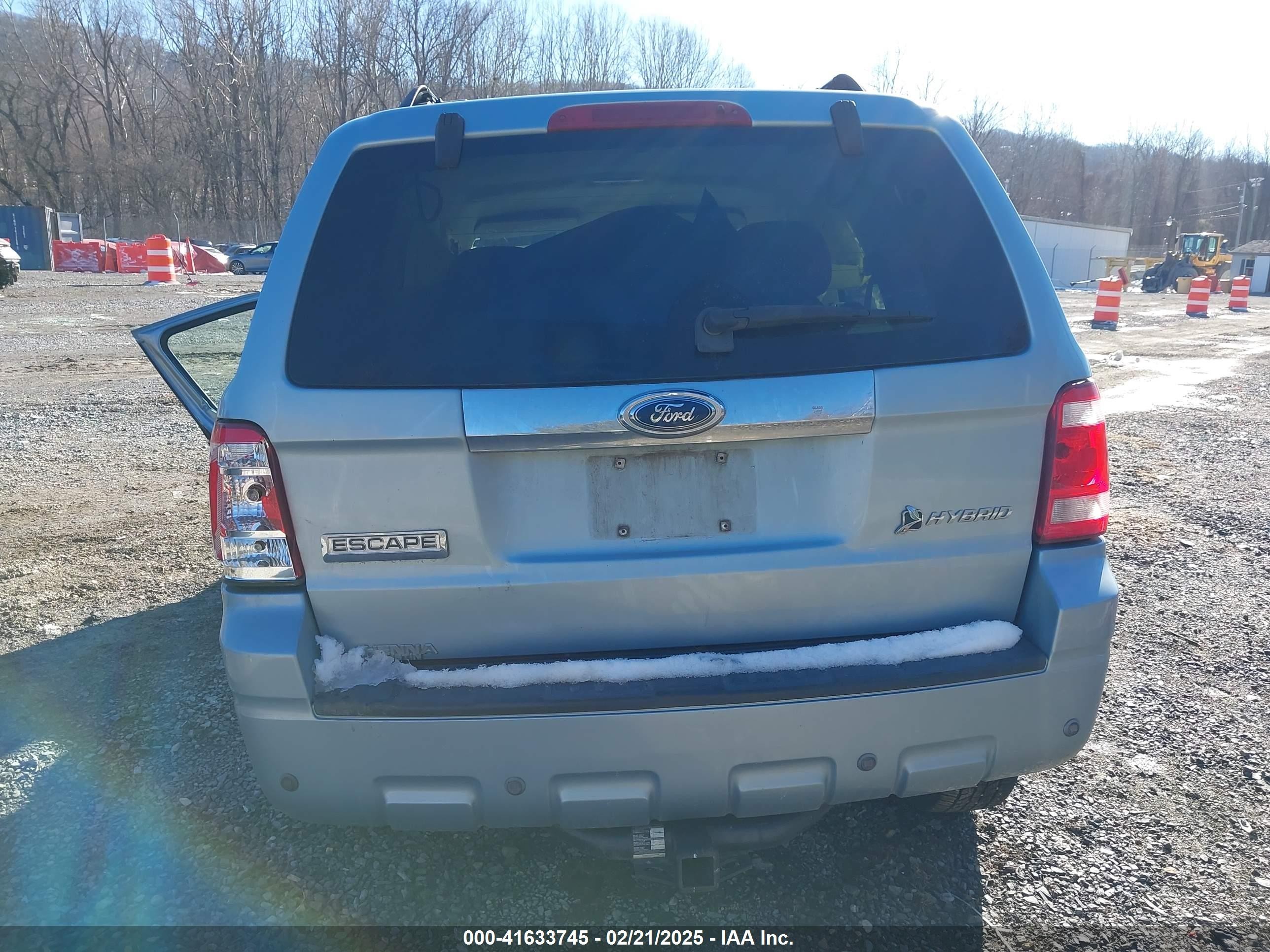 2008 Ford Escape Hybrid   Light Blue vin: 1FMCU49H38KD83185