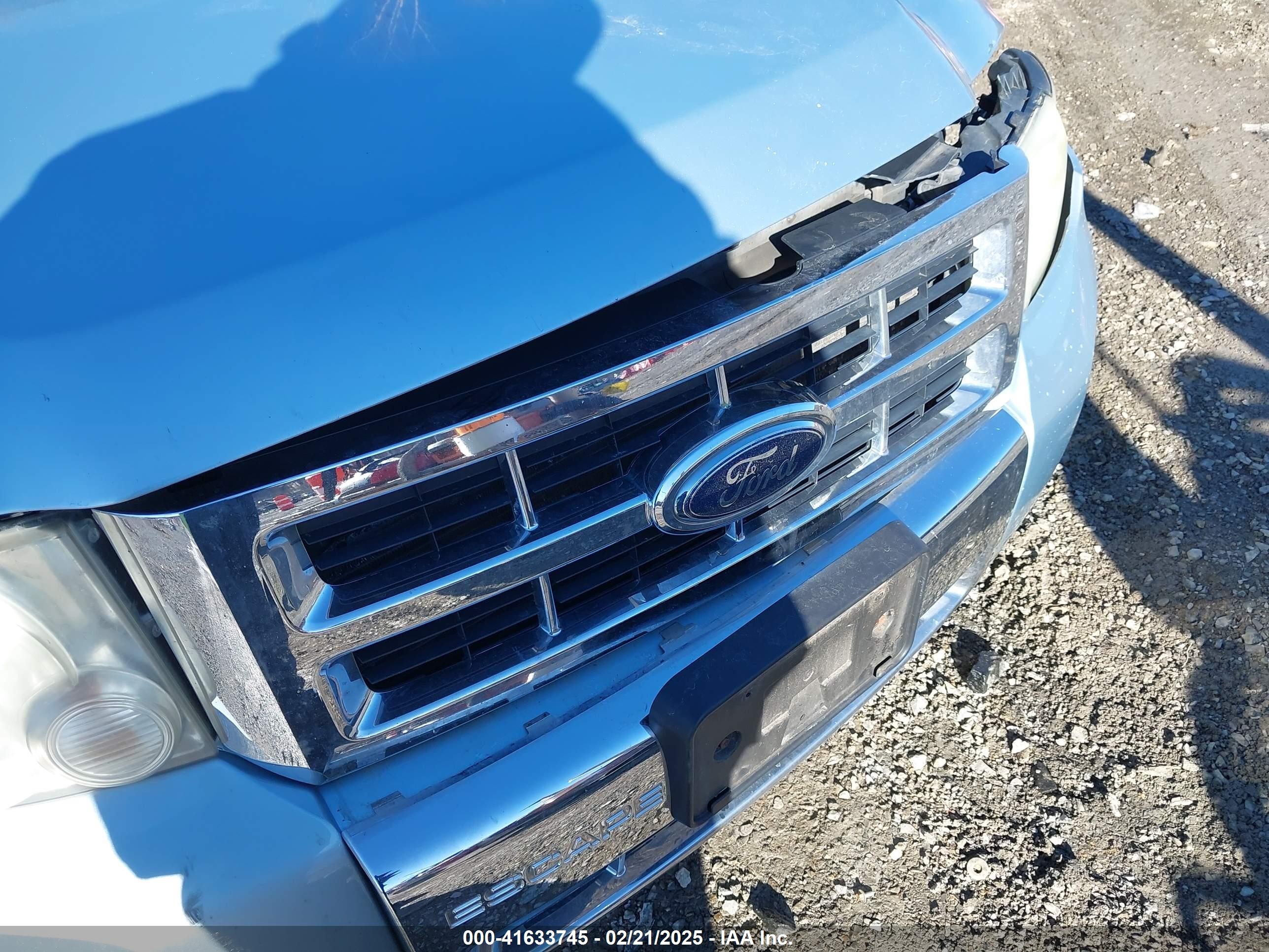 2008 Ford Escape Hybrid   Light Blue vin: 1FMCU49H38KD83185