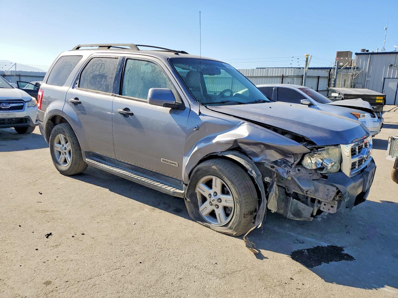 2008 Ford Escape Hev Gray vin: 1FMCU49H48KB02382