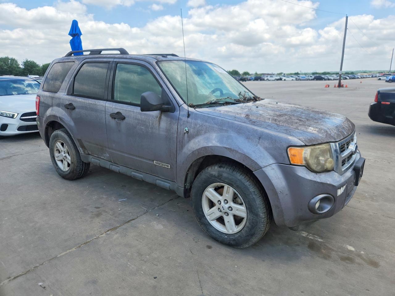 2008 Ford Escape Hev Gray vin: 1FMCU49H48KC19184
