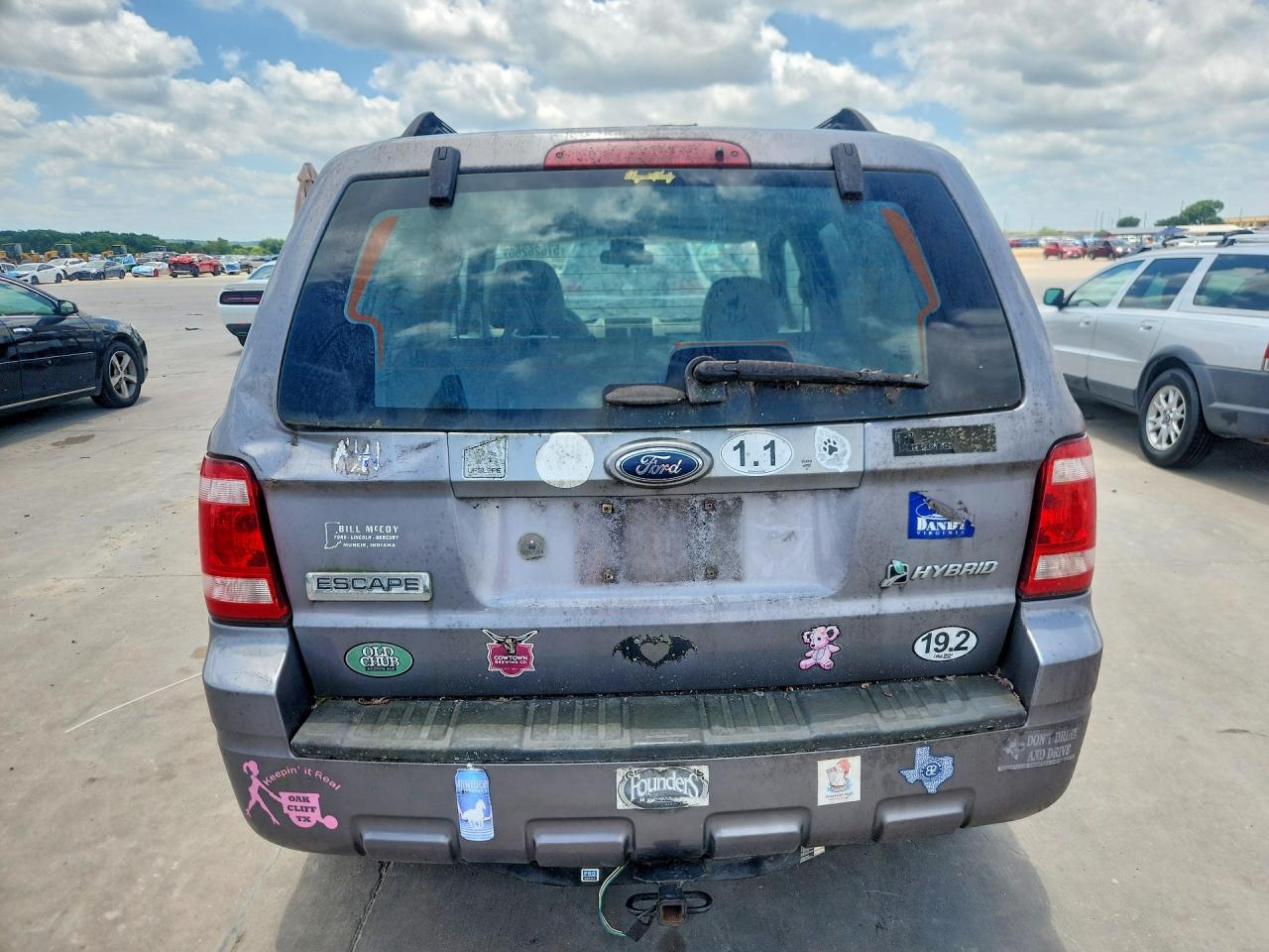 2008 Ford Escape Hev Gray vin: 1FMCU49H48KC19184