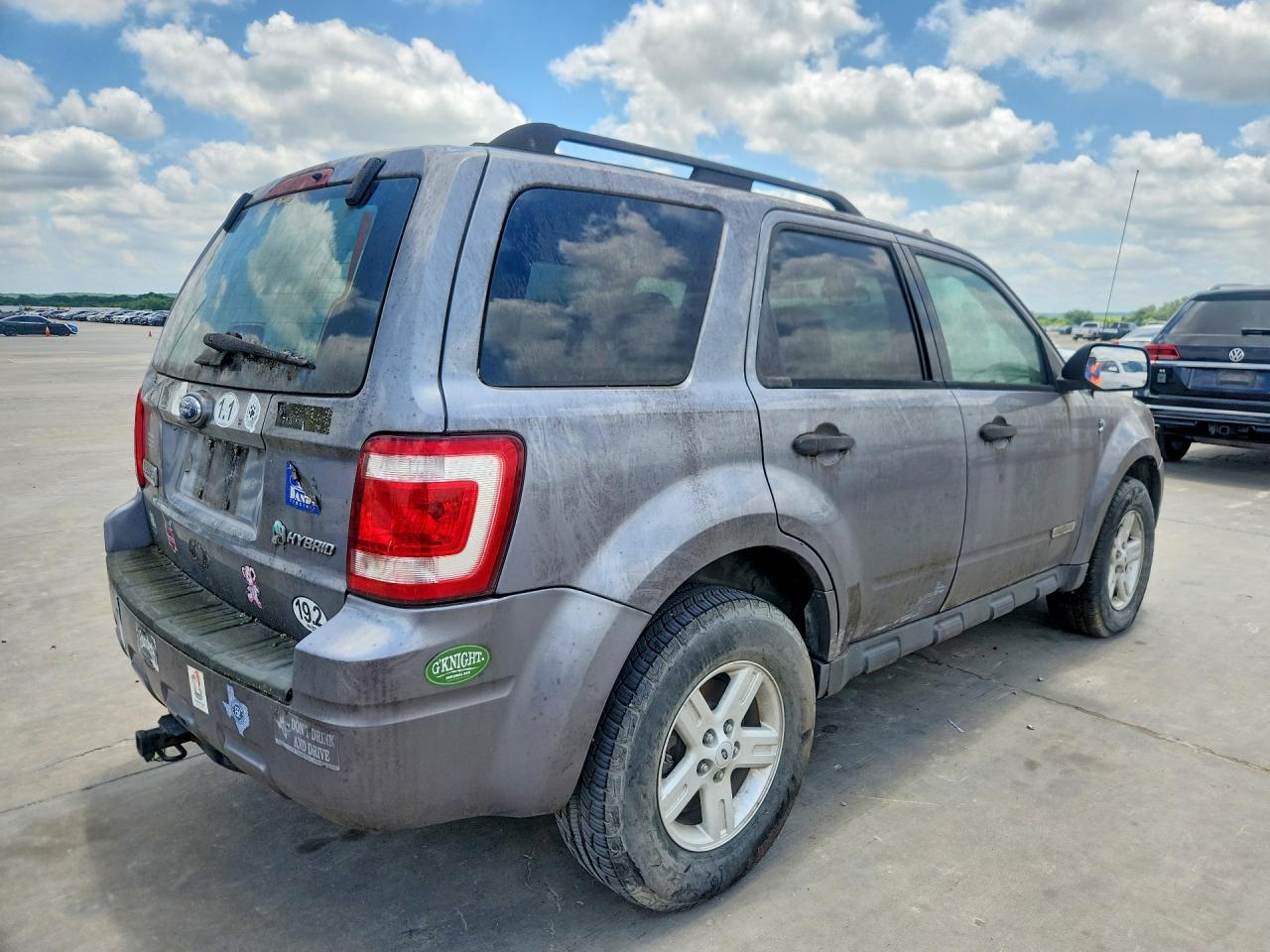 2008 Ford Escape Hev Gray vin: 1FMCU49H48KC19184
