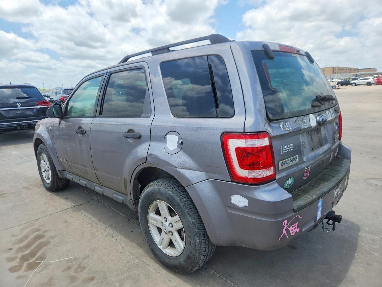 2008 Ford Escape Hev Gray vin: 1FMCU49H48KC19184