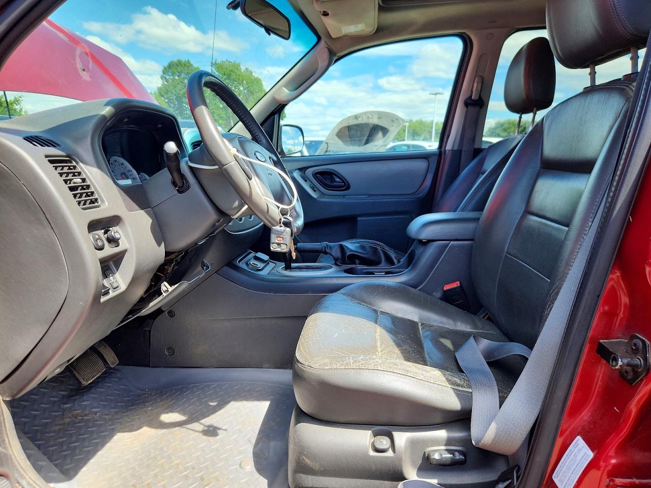 2007 Ford Escape Hev Red vin: 1FMCU49H57KA35001