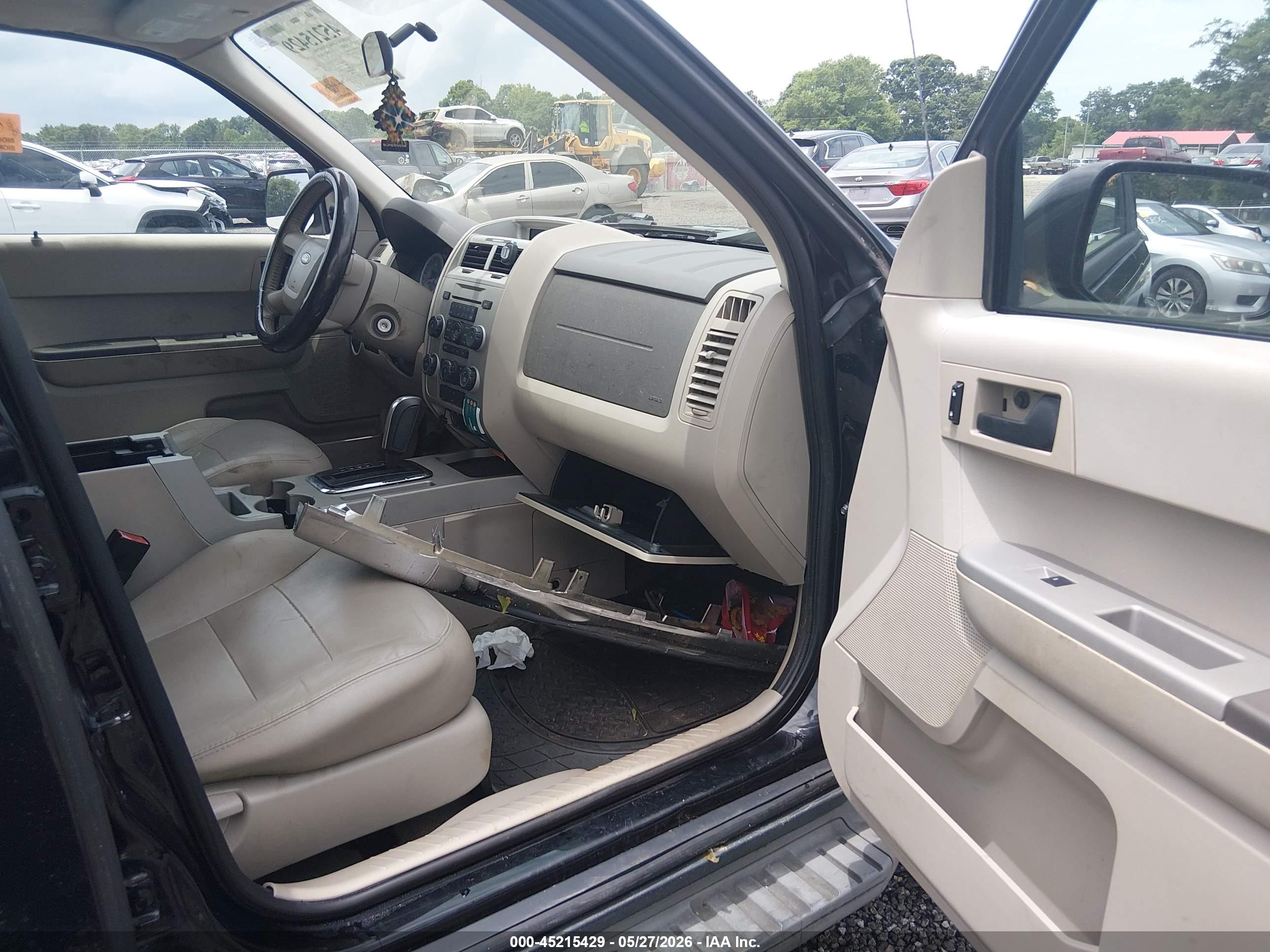 2008 Ford Escape Hybrid   Black vin: 1FMCU49H58KB90035