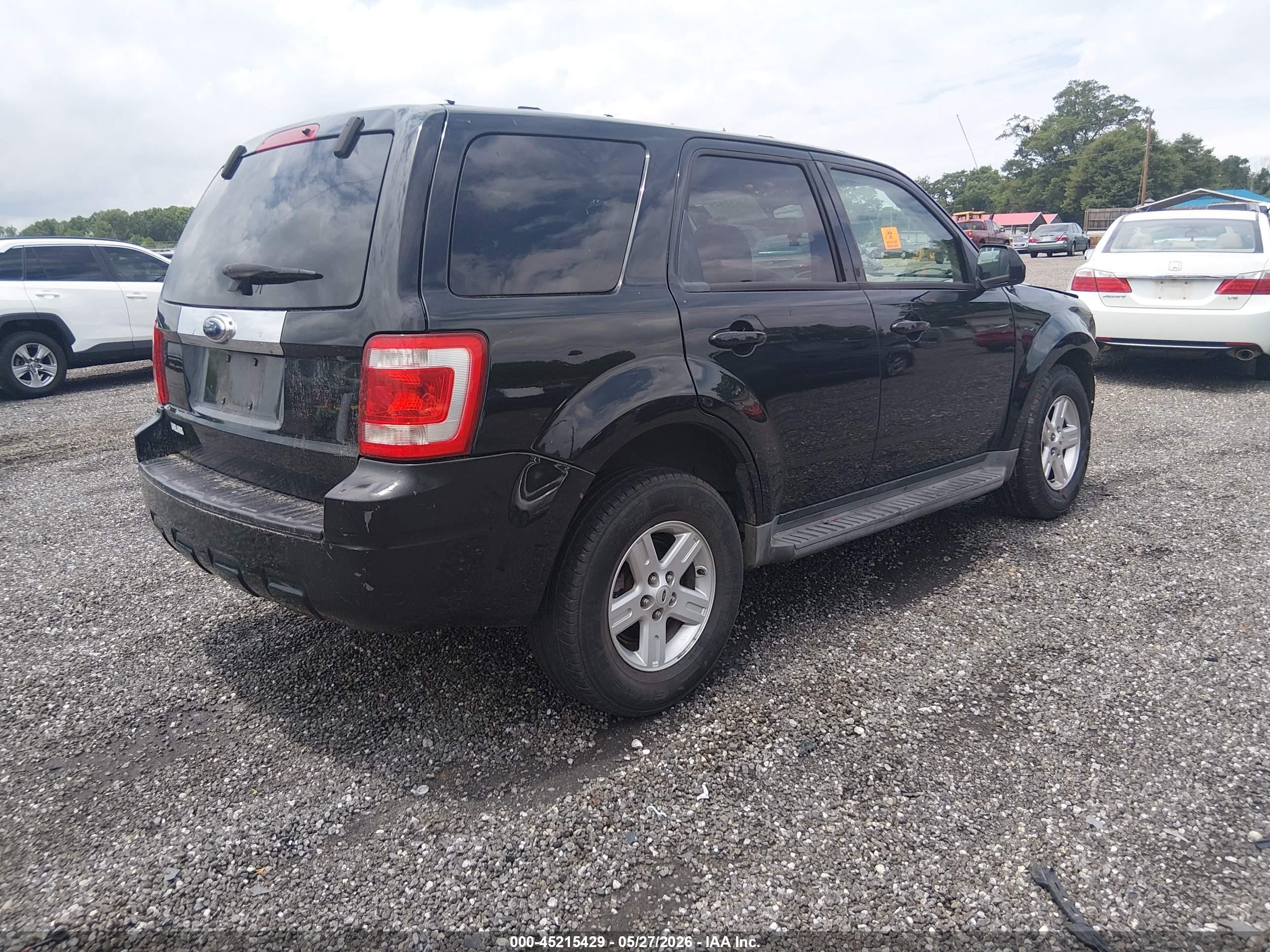 2008 Ford Escape Hybrid   Black vin: 1FMCU49H58KB90035