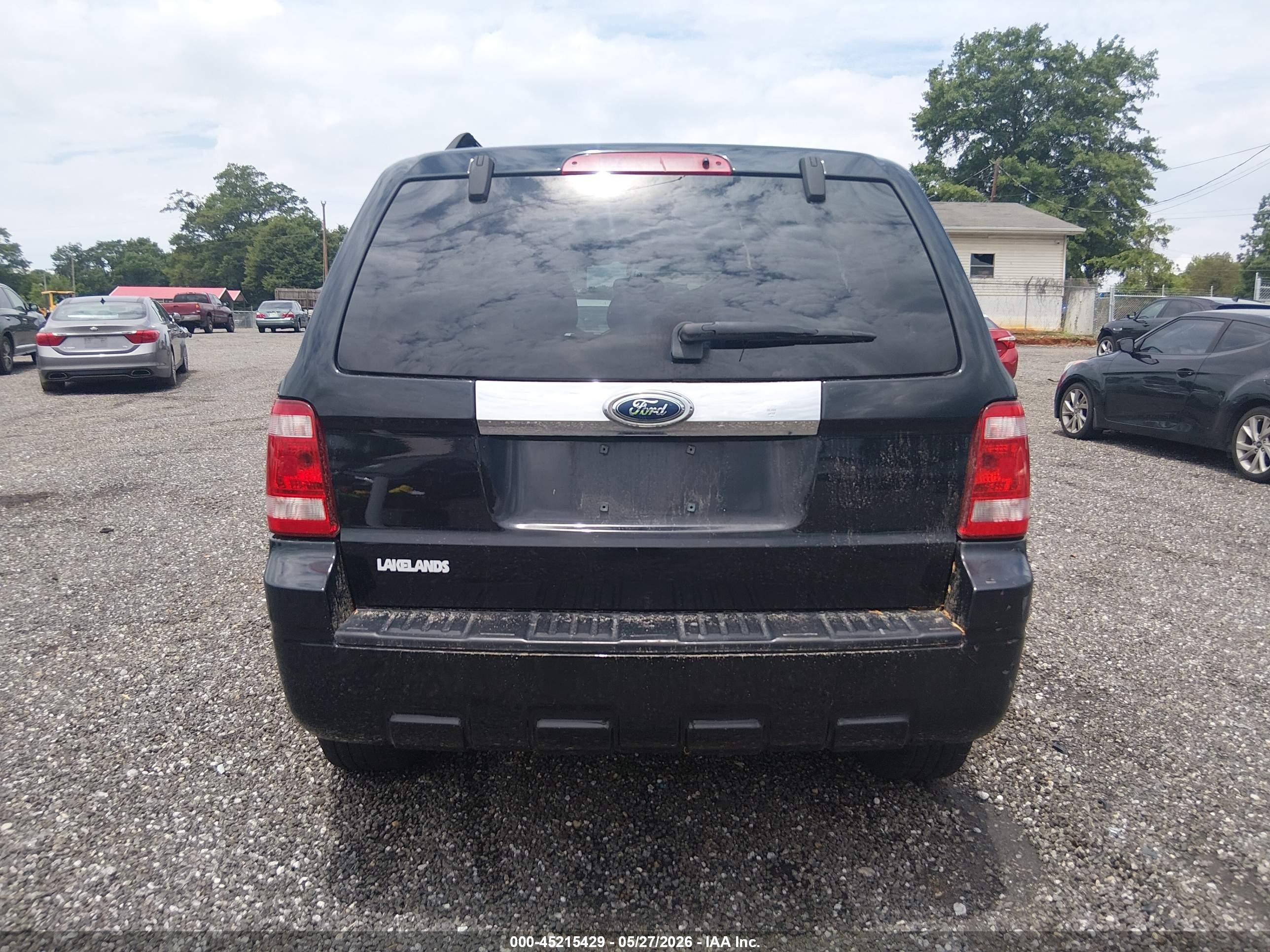 2008 Ford Escape Hybrid   Black vin: 1FMCU49H58KB90035