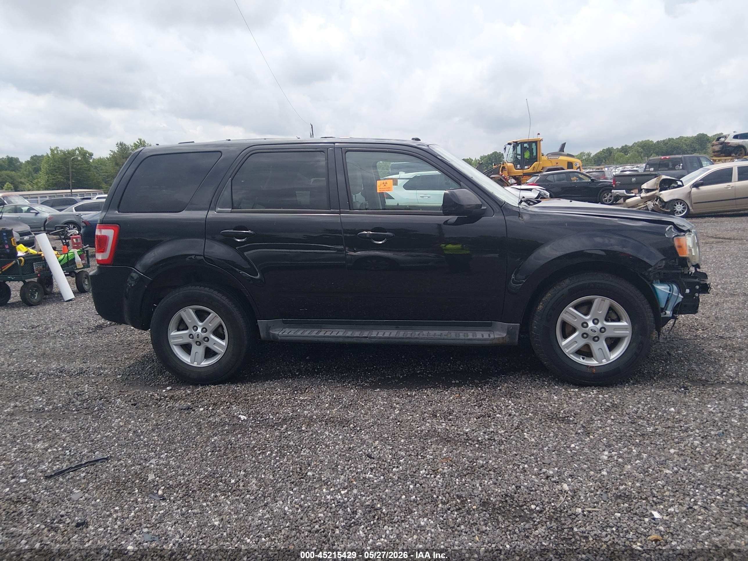 2008 Ford Escape Hybrid   Black vin: 1FMCU49H58KB90035