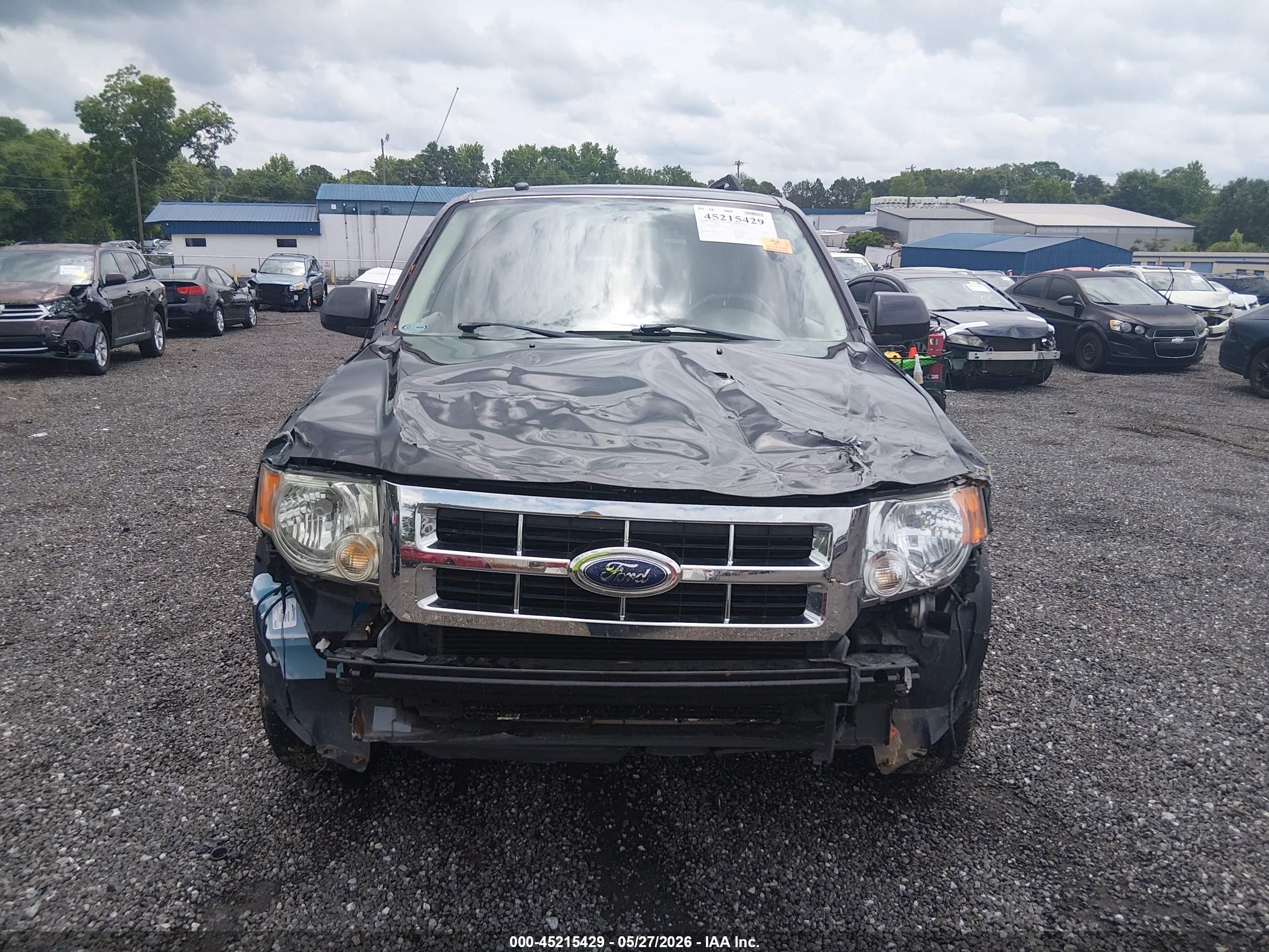 2008 Ford Escape Hybrid   Black vin: 1FMCU49H58KB90035