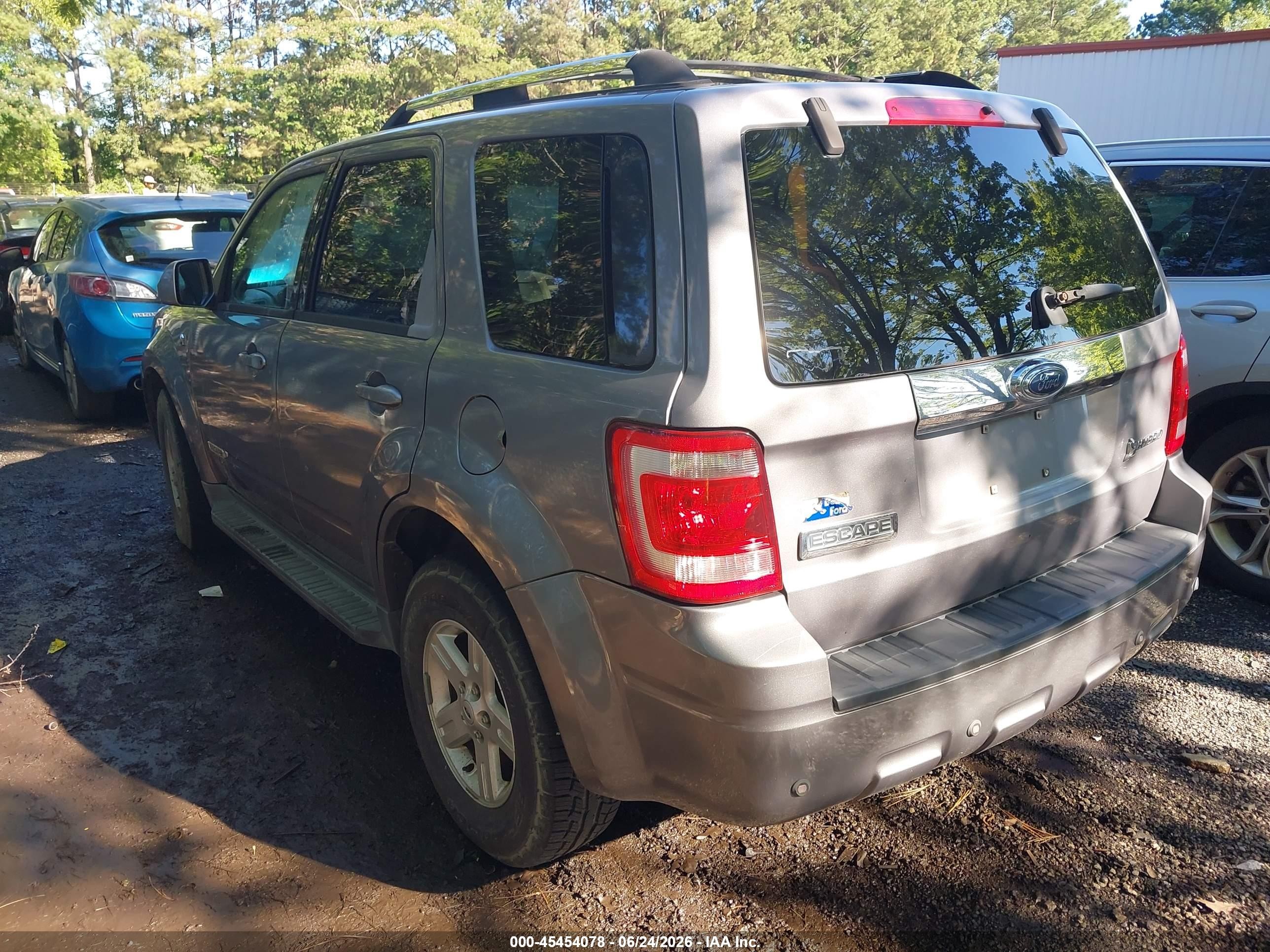 2008 Ford Escape Hybrid   Blue vin: 1FMCU49H68KC05089