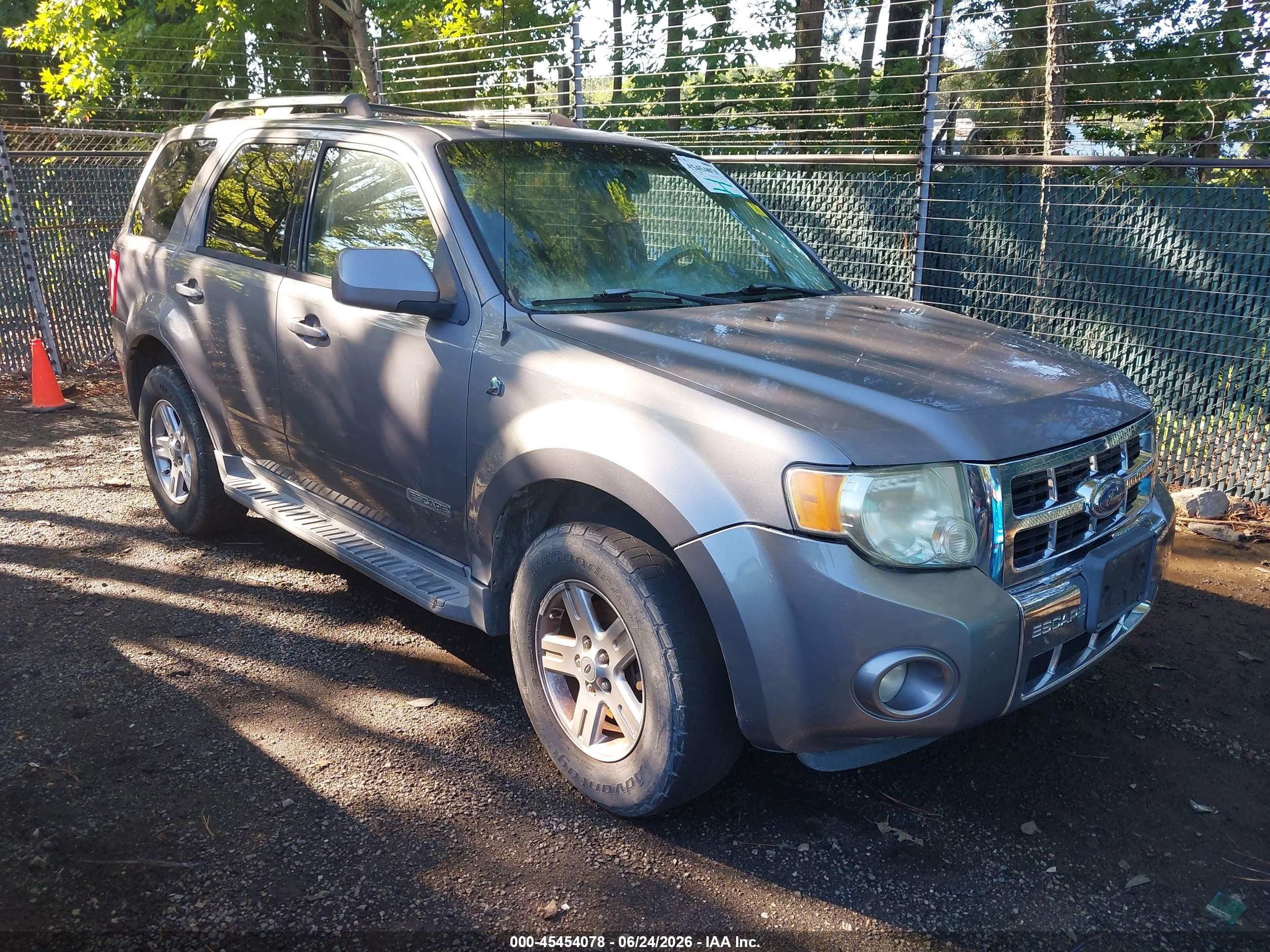 2008 Ford Escape Hybrid   Blue vin: 1FMCU49H68KC05089