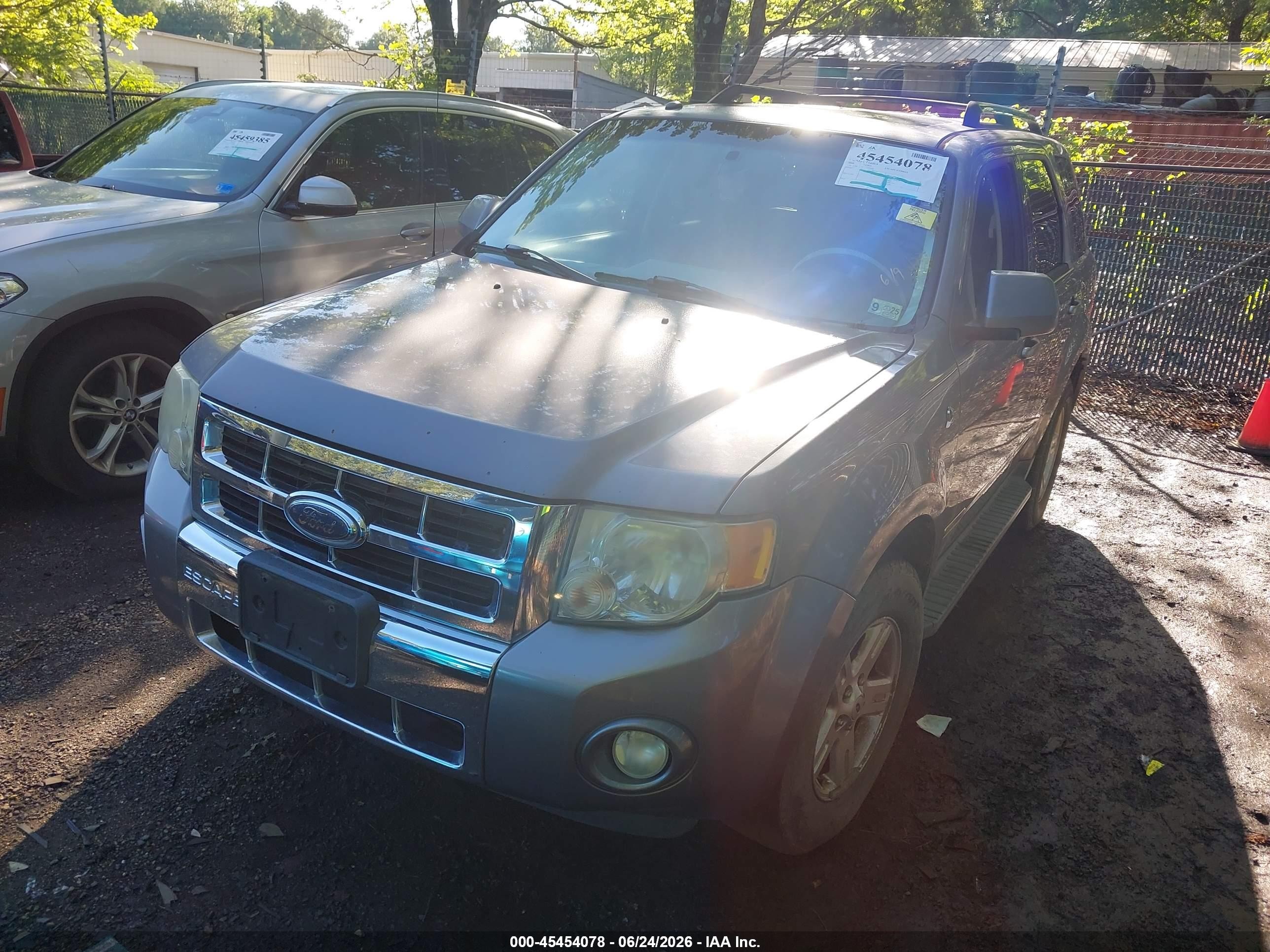 2008 Ford Escape Hybrid   Blue vin: 1FMCU49H68KC05089