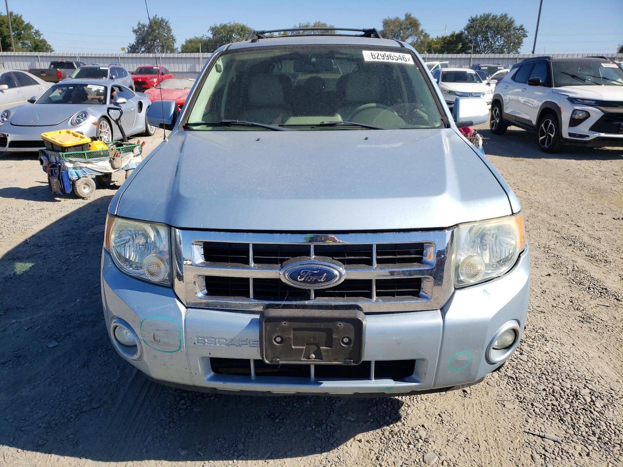 2008 Ford Escape Hev Blue vin: 1FMCU49H68KD83231