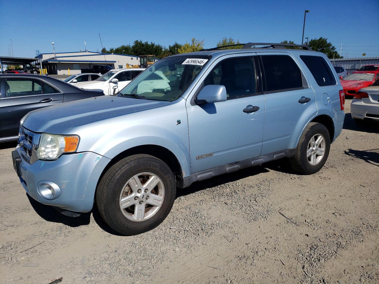 2008 Ford Escape Hev Blue vin: 1FMCU49H68KD83231