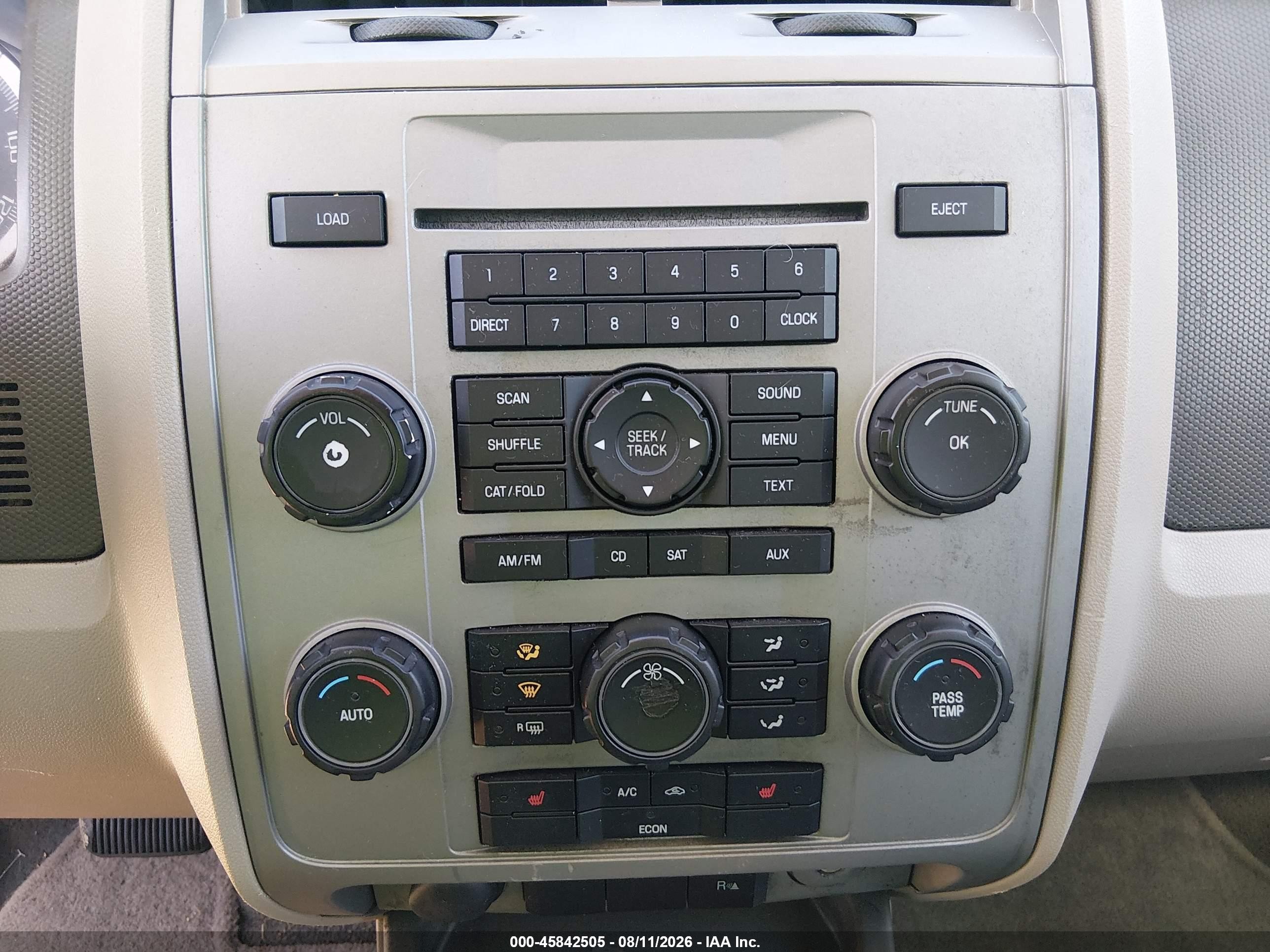 2008 Ford Escape Hybrid   Light Blue vin: 1FMCU49H68KE45503