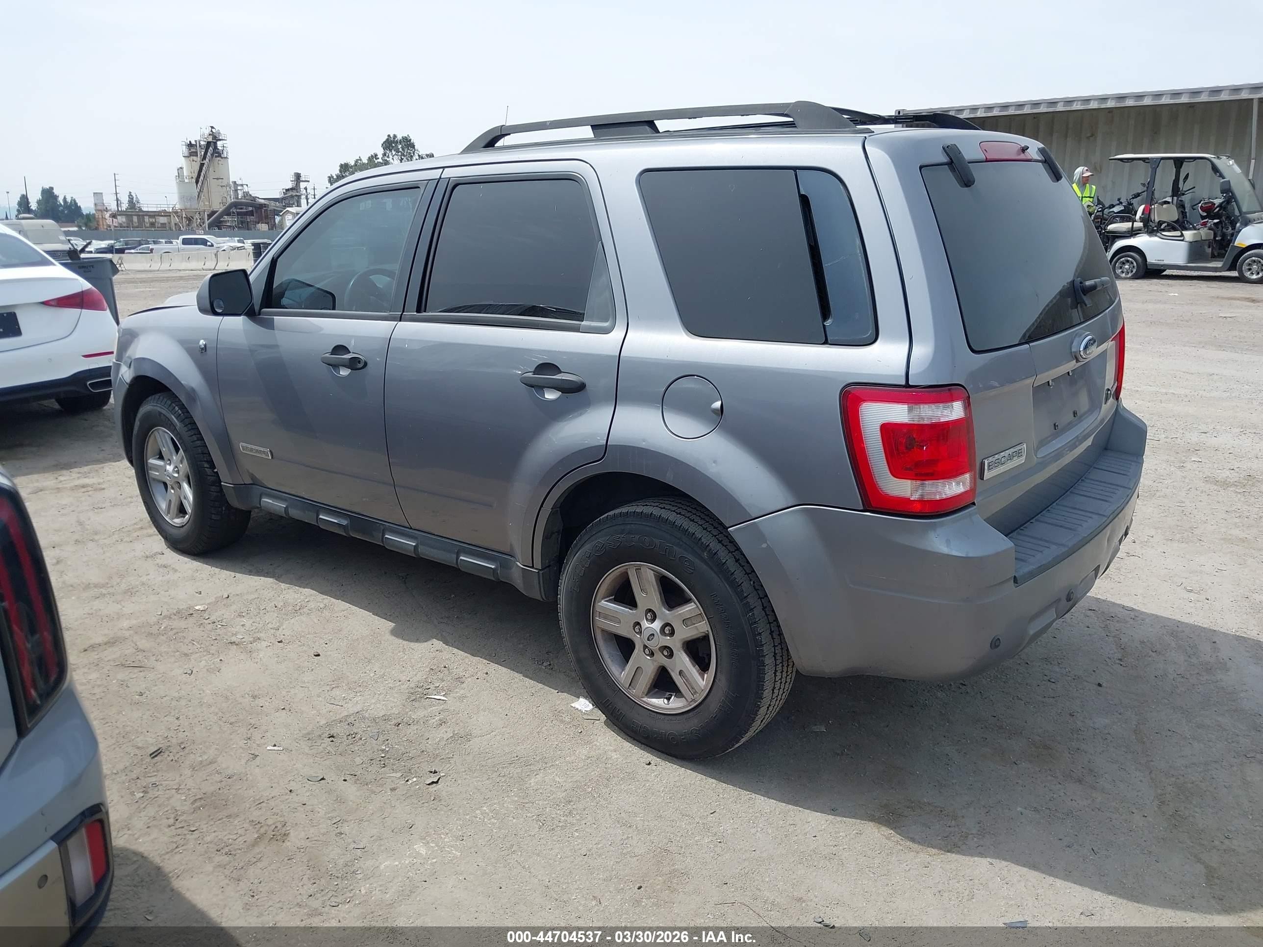 2008 Ford Escape Hybrid Gray vin: 1FMCU49H68KE78288