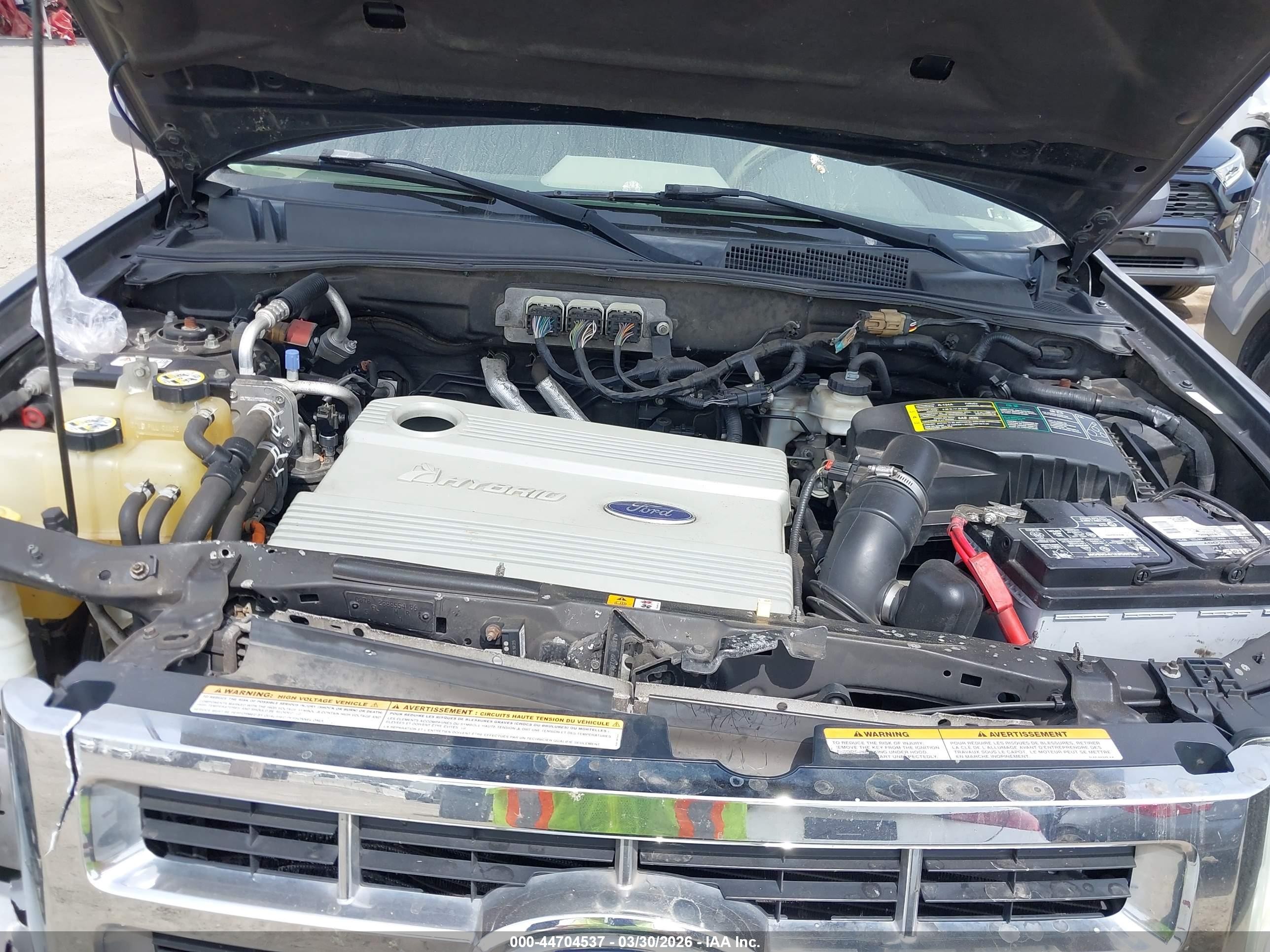 2008 Ford Escape Hybrid Gray vin: 1FMCU49H68KE78288