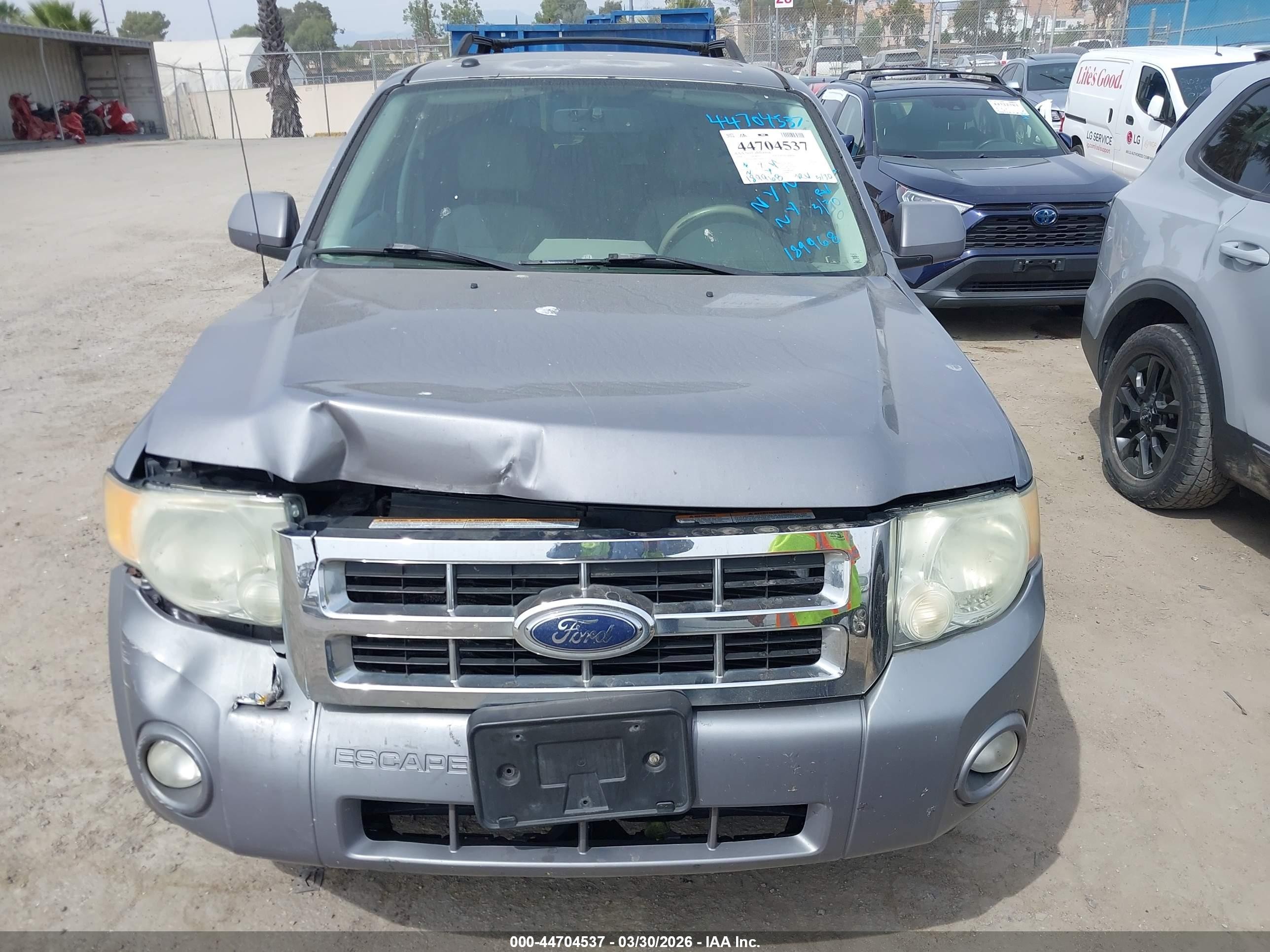 2008 Ford Escape Hybrid Gray vin: 1FMCU49H68KE78288